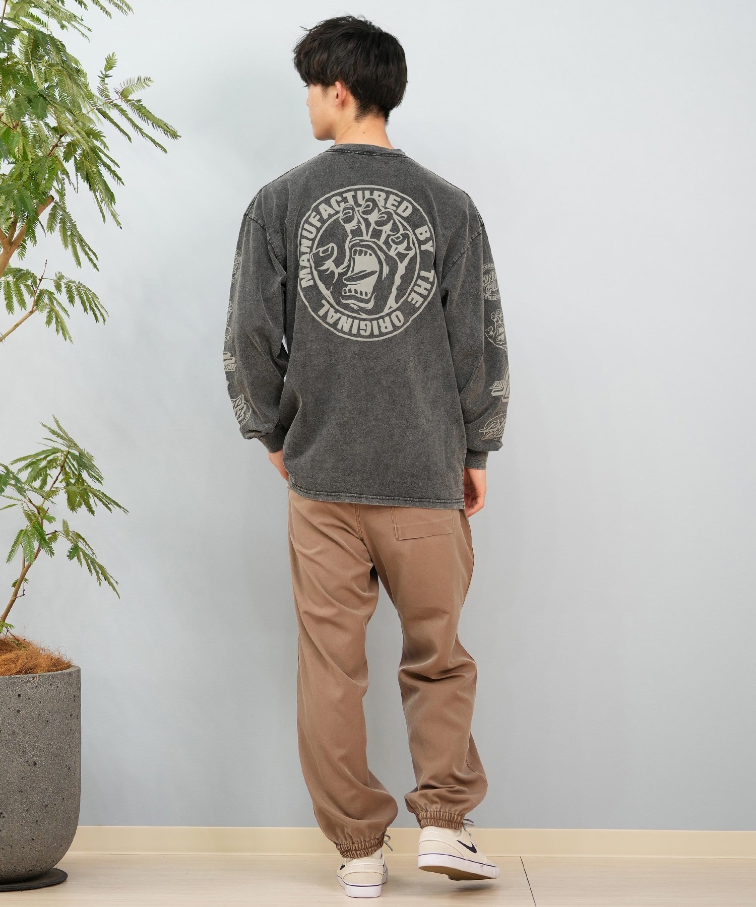 SANTACRUZ サンタクルーズ 長袖 Tシャツ メンズ ロンT バックプリント 