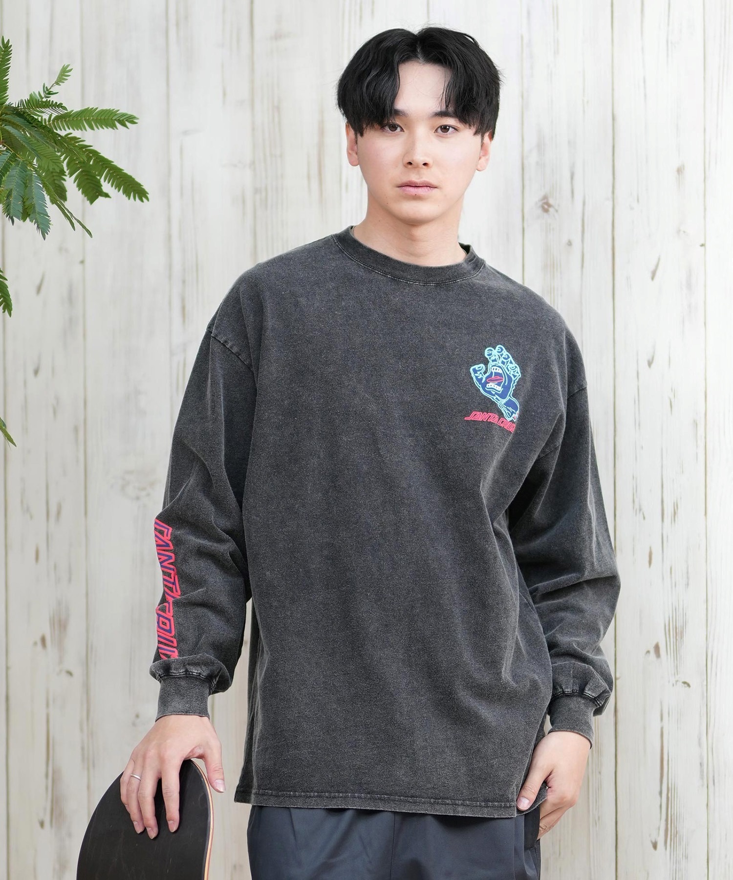 SANTACRUZ サンタクルーズ 長袖 Tシャツ メンズ ロンT バックプリント