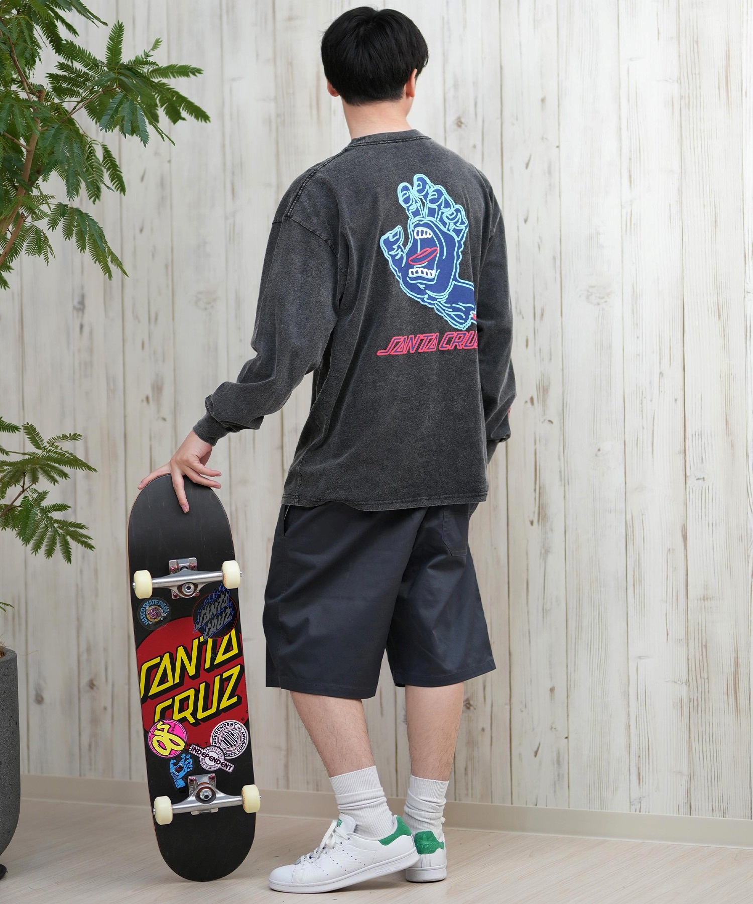 SANTACRUZ サンタクルーズ 長袖 Tシャツ メンズ ロンT バック