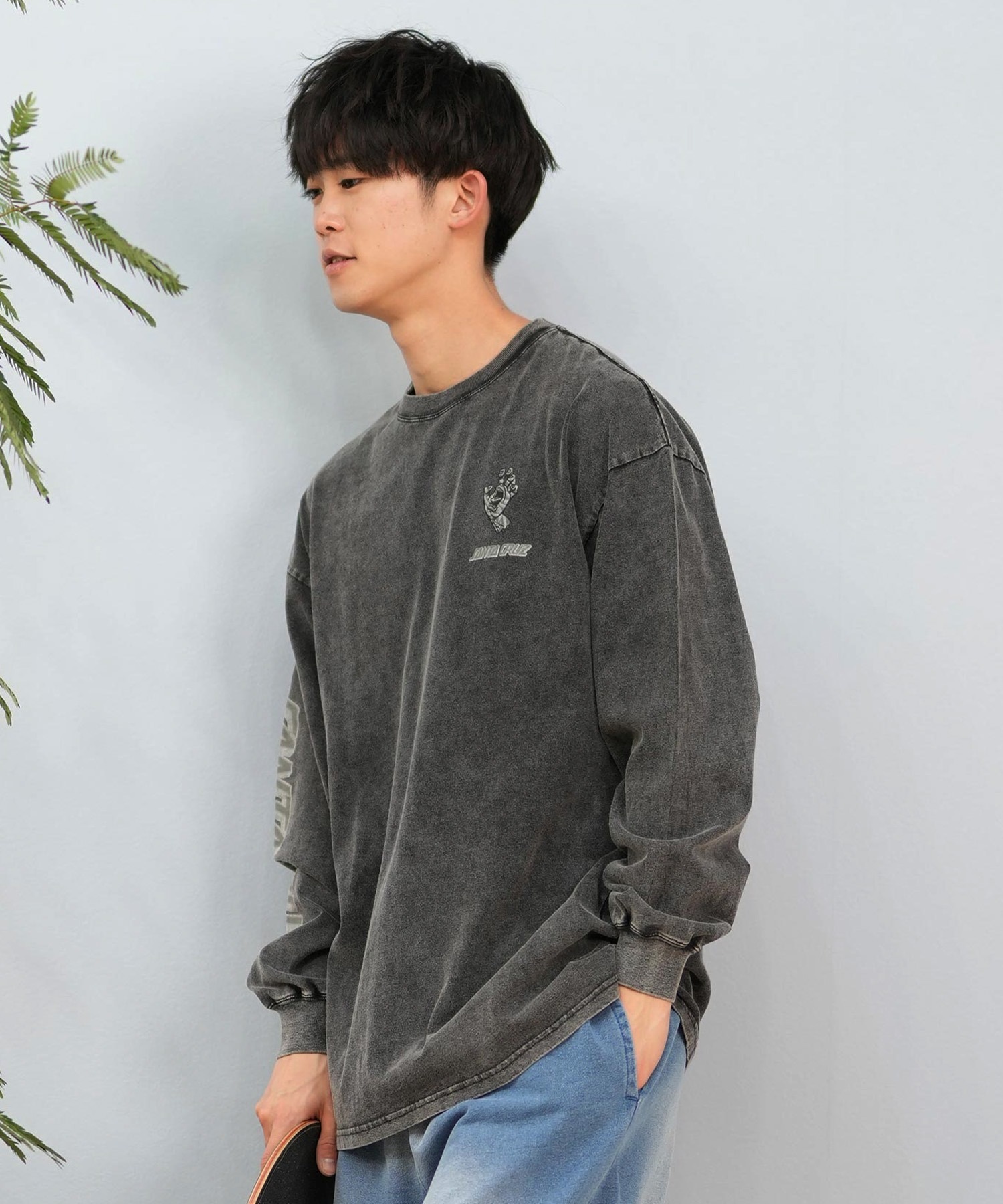 SANTACRUZ サンタクルーズ 長袖 Tシャツ メンズ ロンT バックプリント
