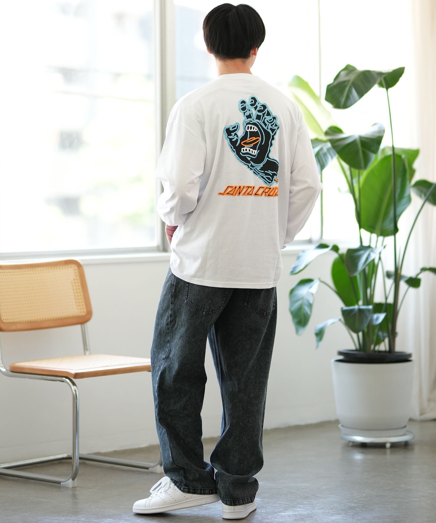 SANTACRUZ サンタクルーズ 長袖 Tシャツ メンズ ロンT バックプリント