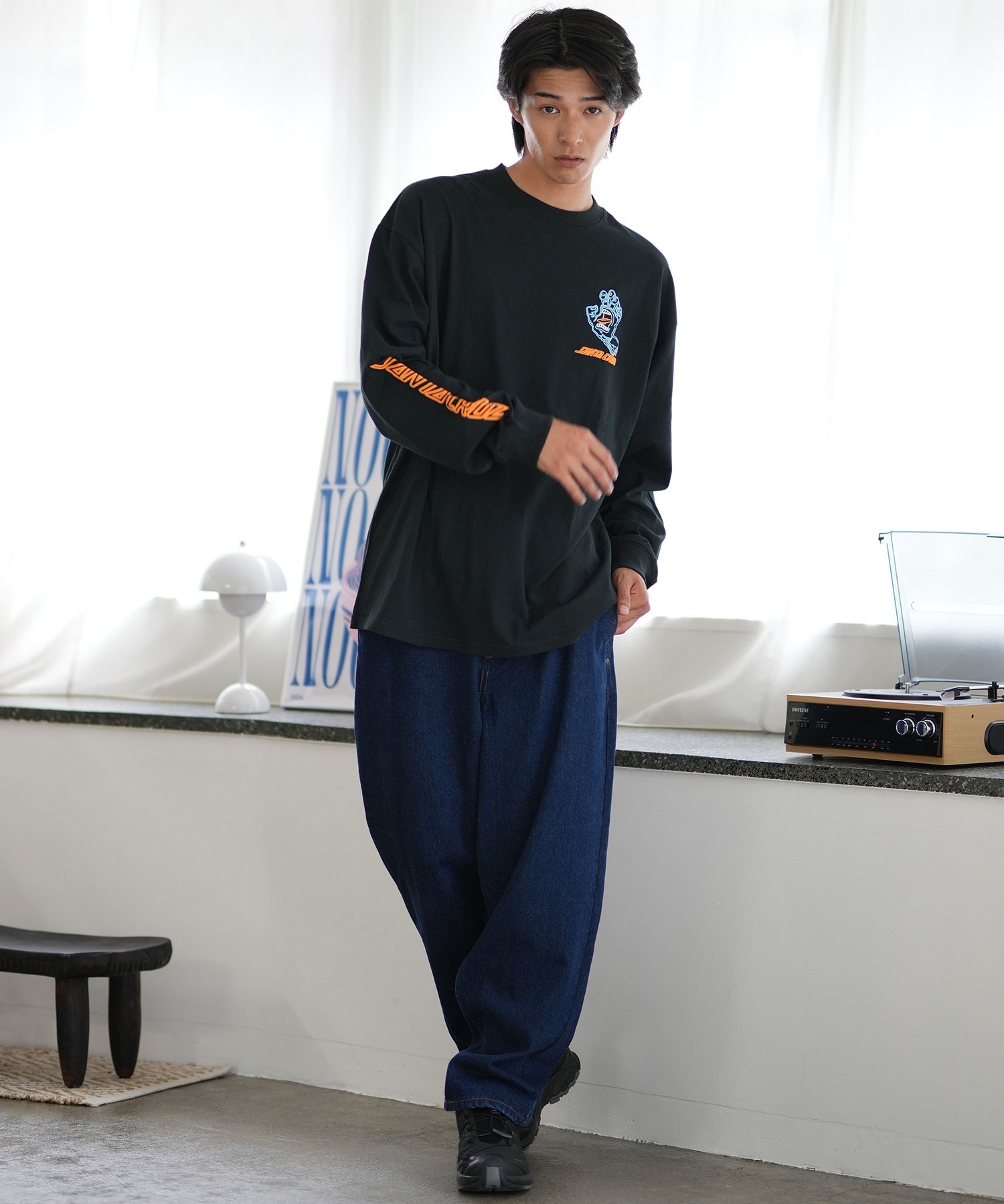 SANTACRUZ サンタクルーズ 長袖 Tシャツ メンズ ロンT バックプリント