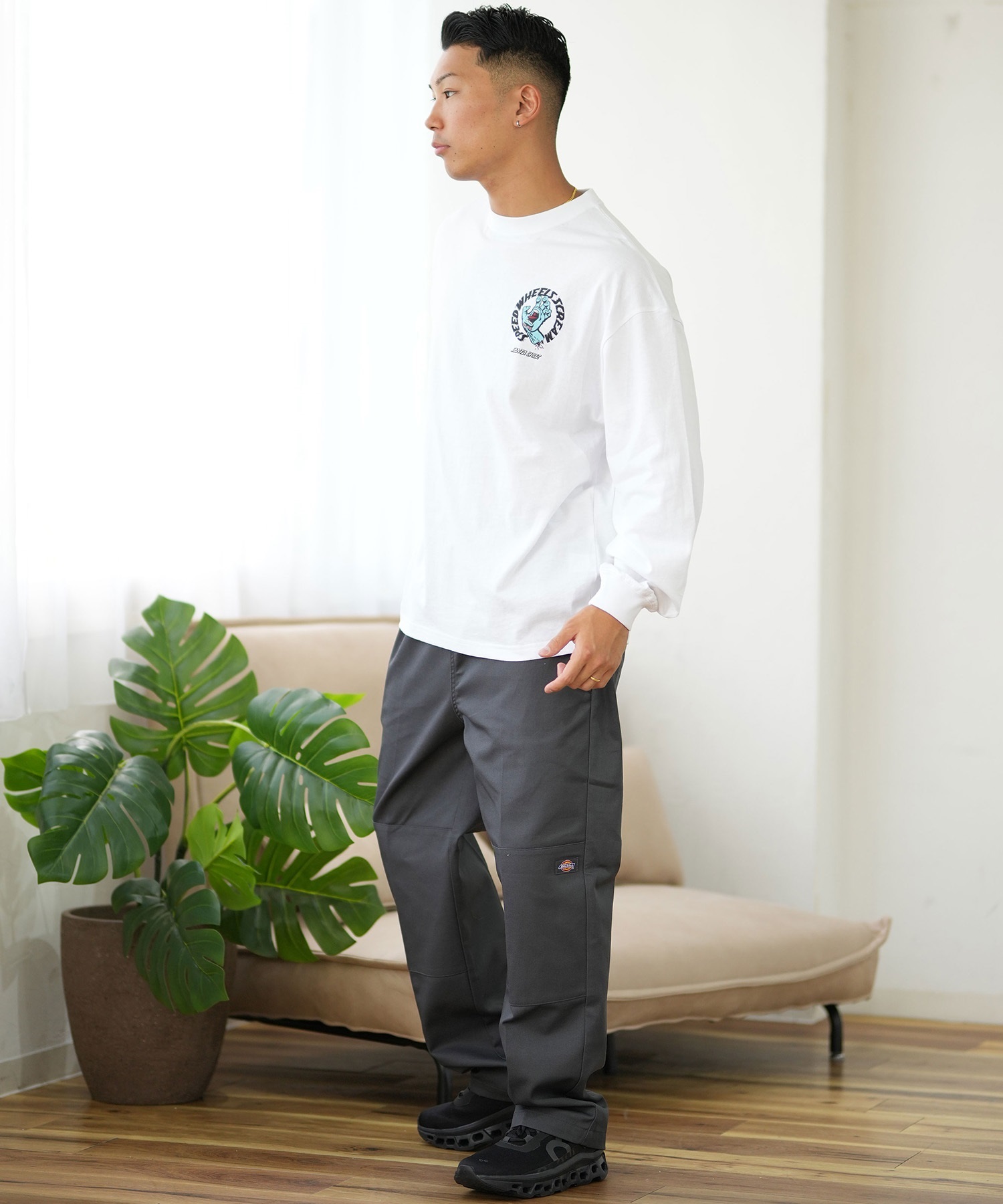SANTACRUZ サンタクルーズ 長袖 Tシャツ メンズ ロンT バック SANTACRUZ サンタクルーズ 長袖 Tシャツ メンズ ロンT バック