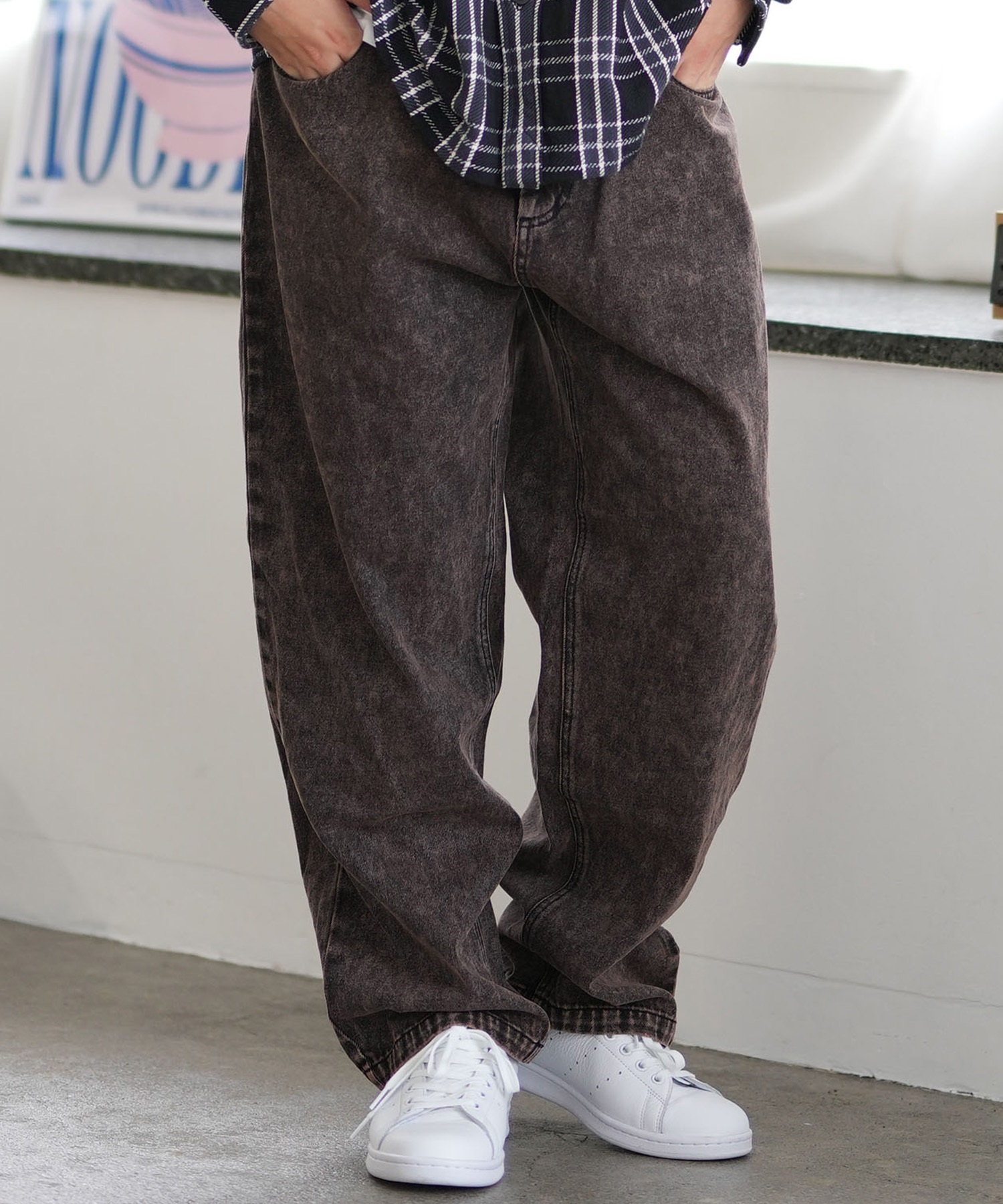 SANTACRUZ サンタクルーズ ロングパンツ デニム メンズ ピグメント加工