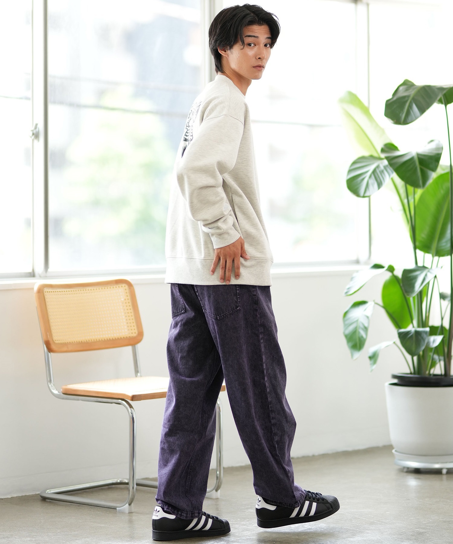 SANTACRUZ サンタクルーズ ロングパンツ デニム メンズ ピグメント加工