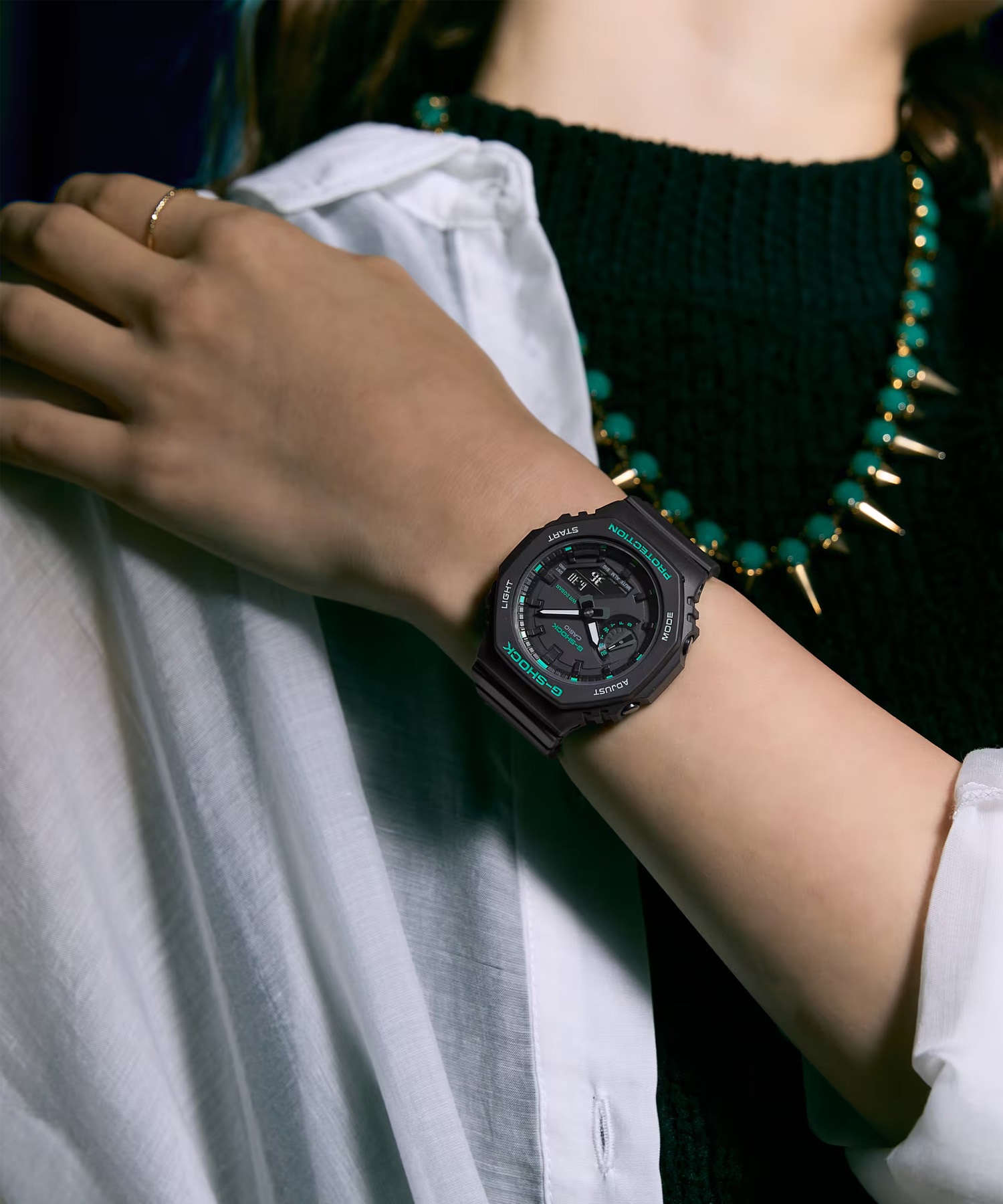 G-SHOCK ジーショック 腕時計 GMA-S2100GA-1AJF 時計｜ムラサキ