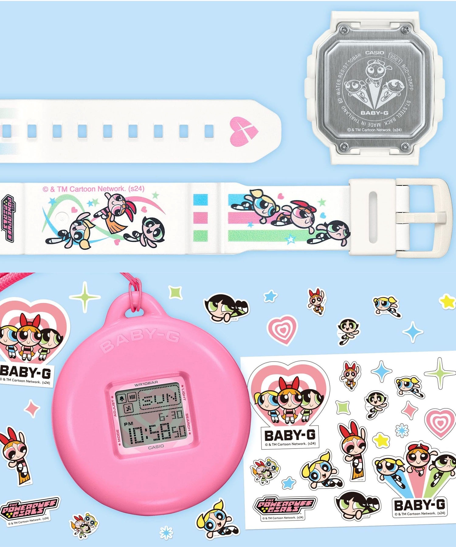 BABY-G+PLUS パワーパフ ガールズ コラボレーションモデル BGD