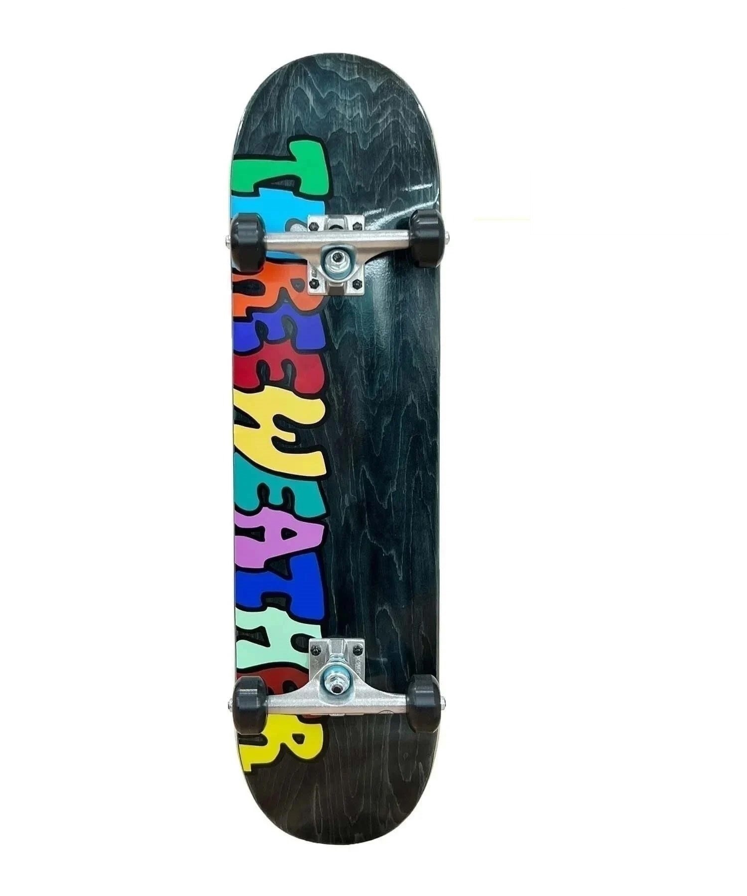 THREE WEATHER スリーウェザー スケートボード コンプリート7.4inch SBMR2306S ムラサキスポーツ(BK-7.4inch)