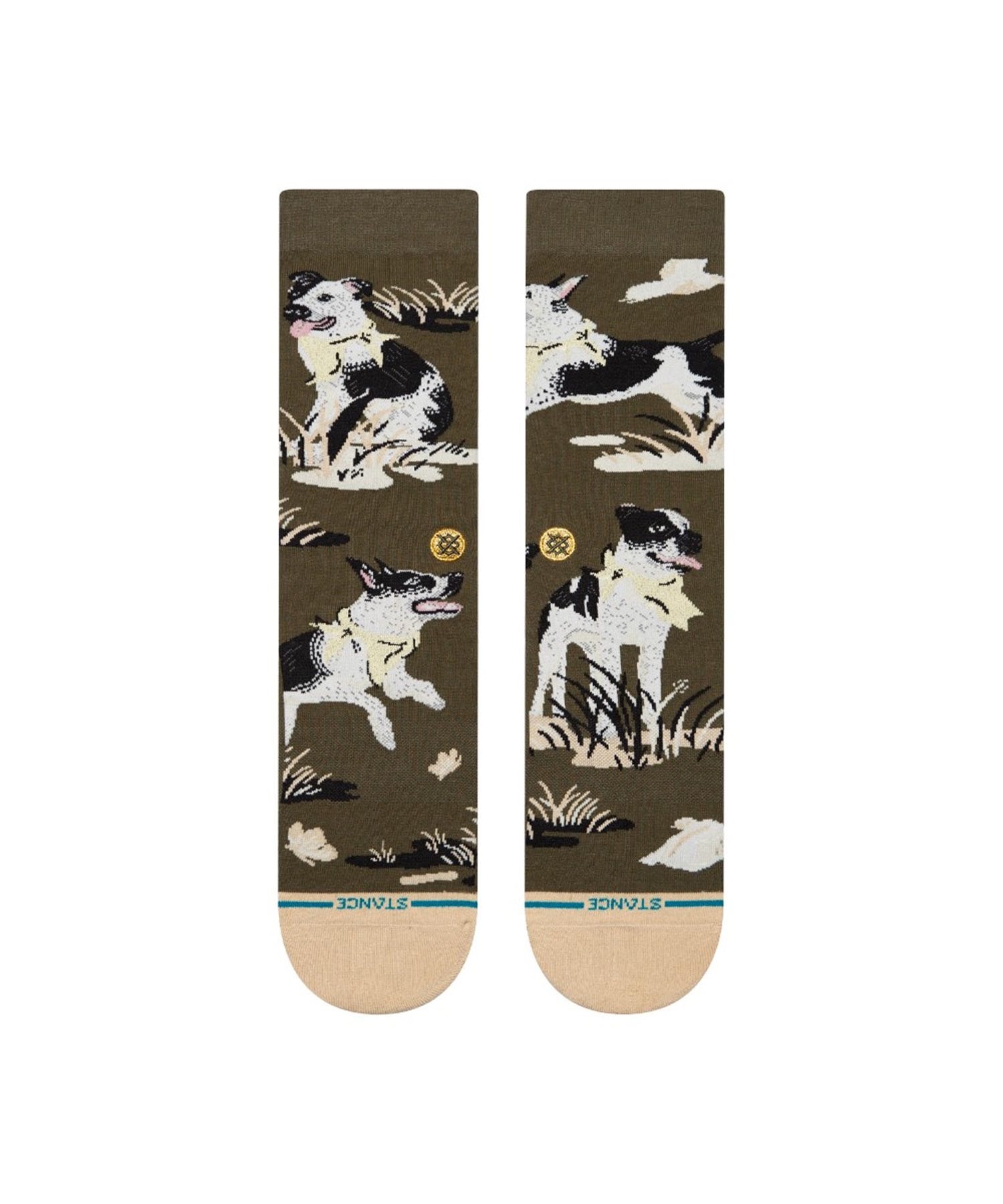 STANCE スタンス ソックス 靴下 クルーソックス ISHOD イショッド・ウェア コラボモデル ISHOD CREW A545D24ISH#DNG(DKGR-L)