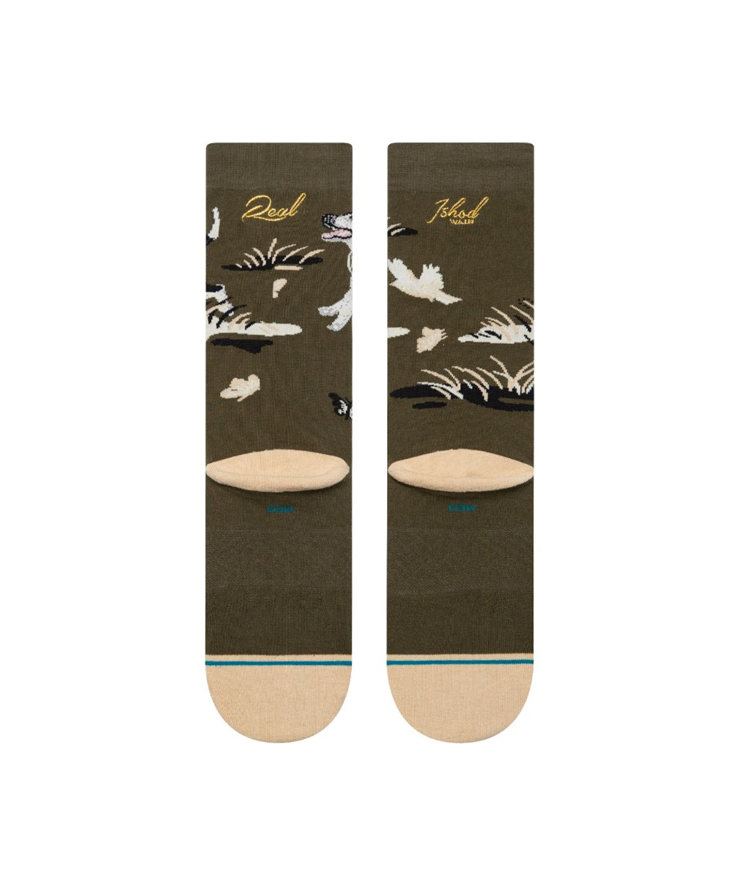 STANCE スタンス ソックス 靴下 クルーソックス ISHOD イショッド・ウェア コラボモデル ISHOD CREW A545D24ISH#DNG(DKGR-L)