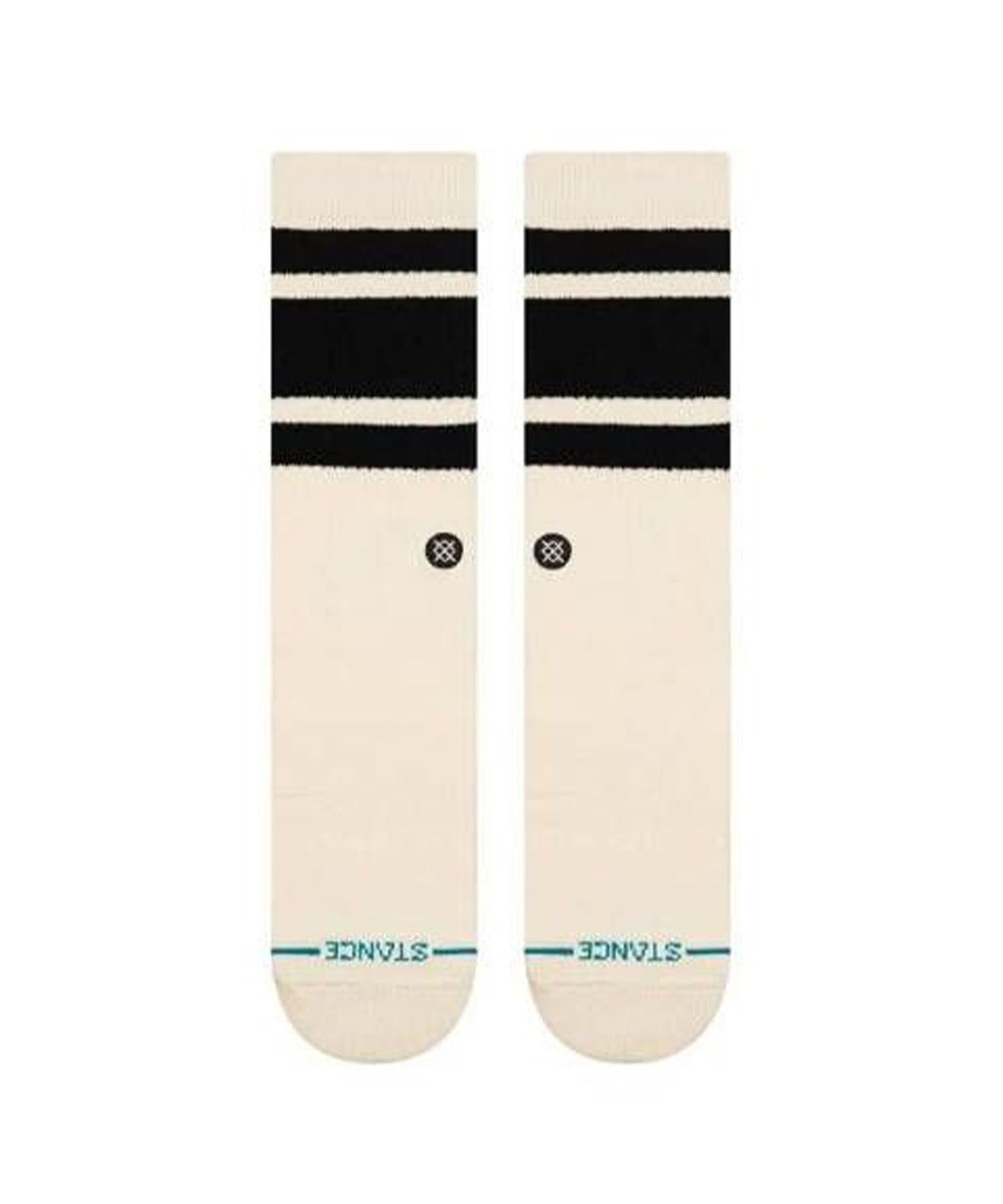 STANCE スタンス ソックス 靴下 クルーソックス BOYD COZY CREW A556D24BOY#BLW(BK/WT-L)