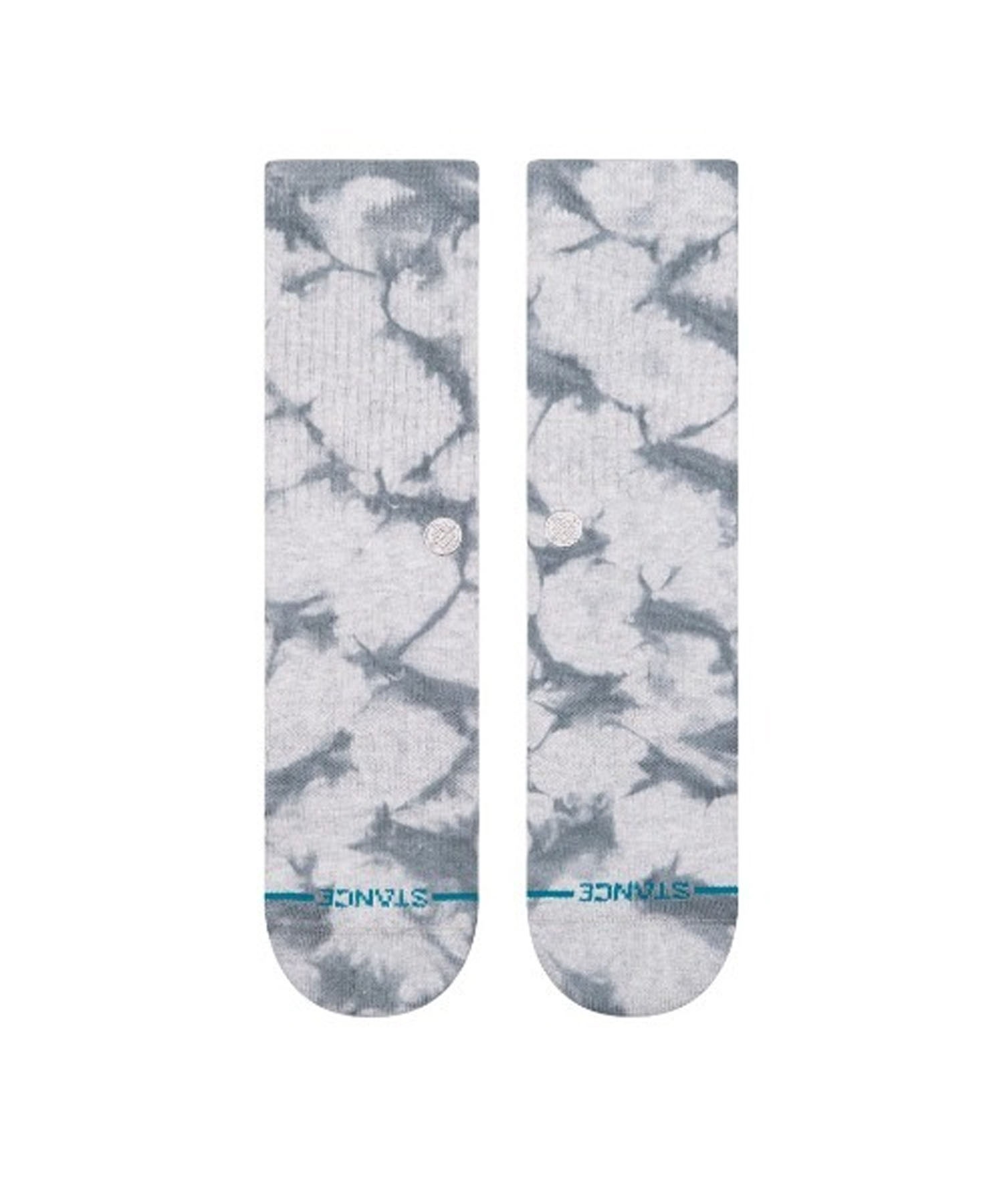 STANCE スタンス ソックス 靴下 クルーソックス ICON DYE CREW A556D24IDC#GRY(GREY-L)