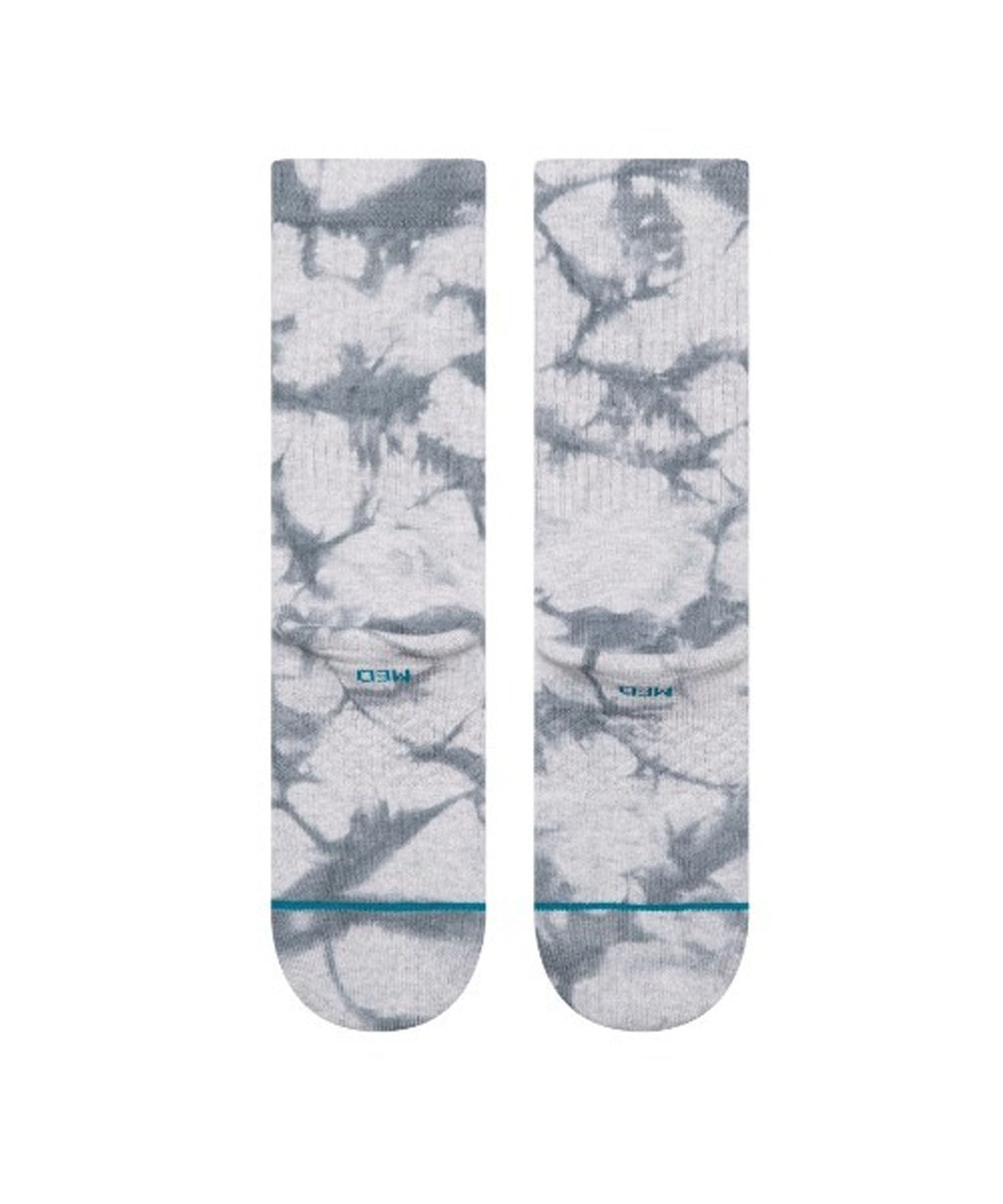 STANCE スタンス ソックス 靴下 クルーソックス ICON DYE CREW A556D24IDC#GRY(GREY-L)