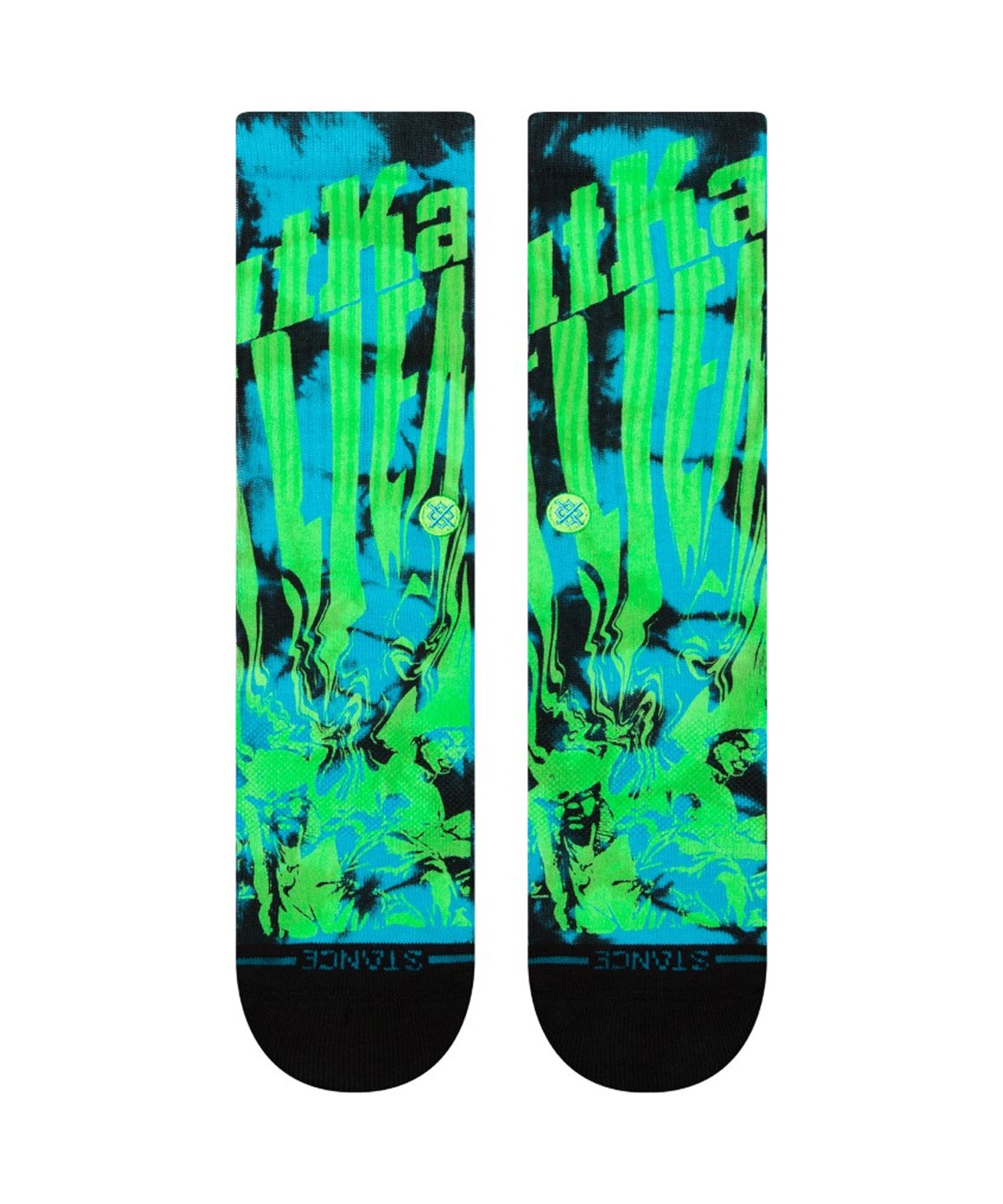 STANCE スタンス ソックス 靴下 ATLIENS CREW A556C24ATL#BLK(BLACK-L)