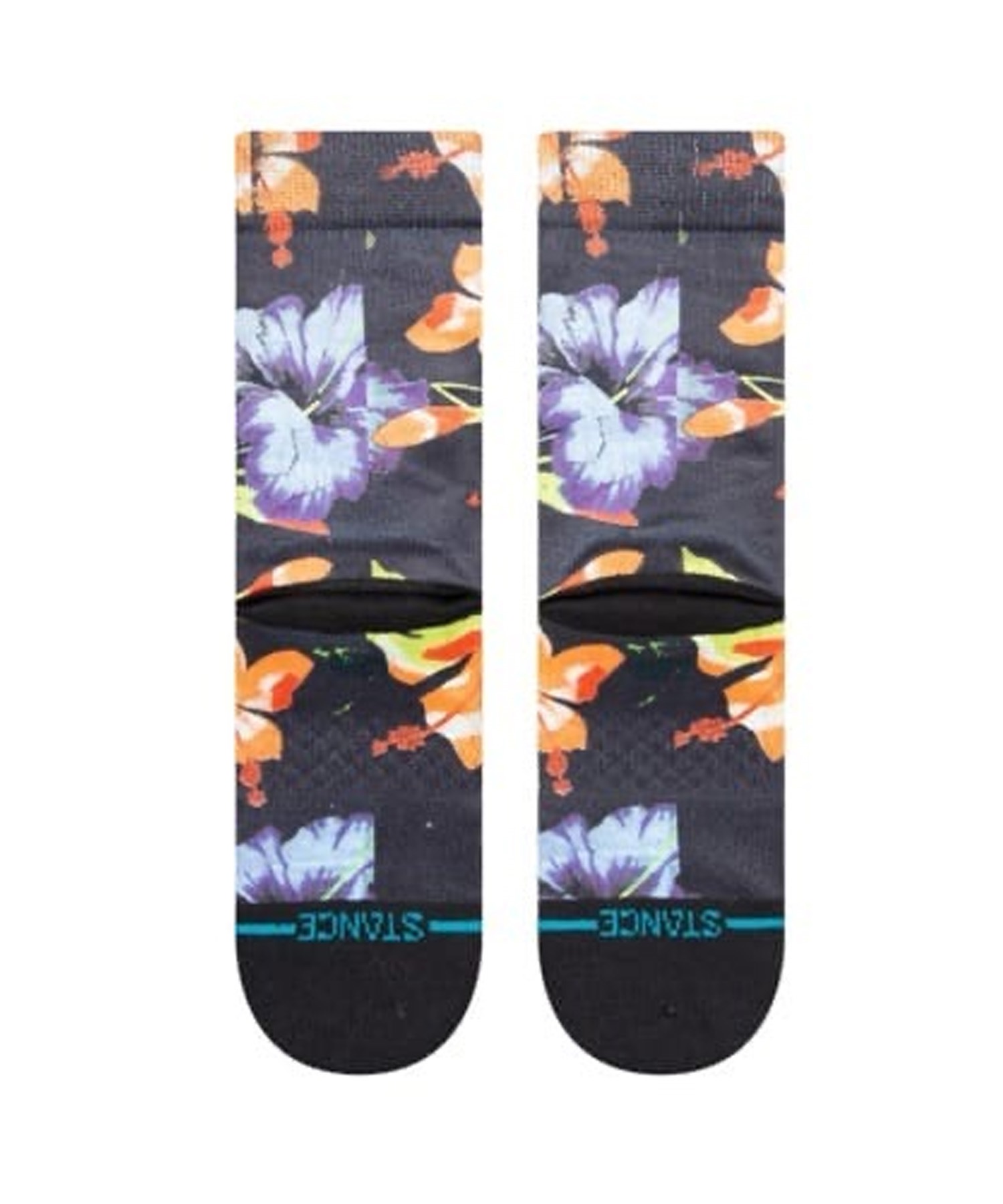 STANCE スタンス ソックス 靴下 キッズ ジュニア 子供 FLEURBIRD KIDS K555A23FLE#BLK(BLK-L)