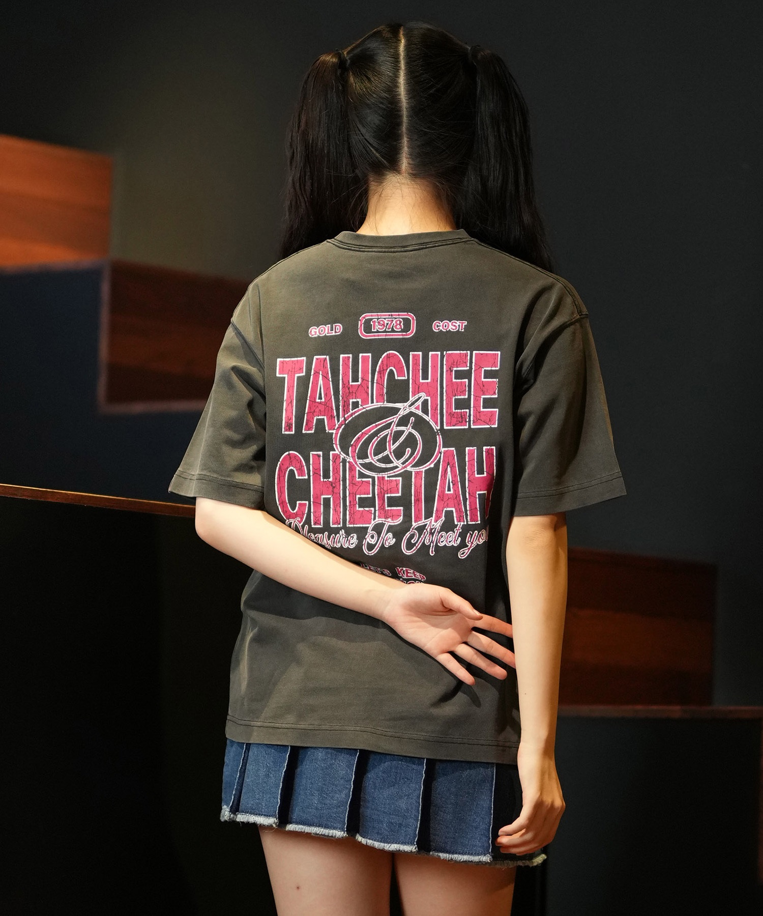 TAHCHEE ターチー 半袖 Tシャツ レディース フロントプリント