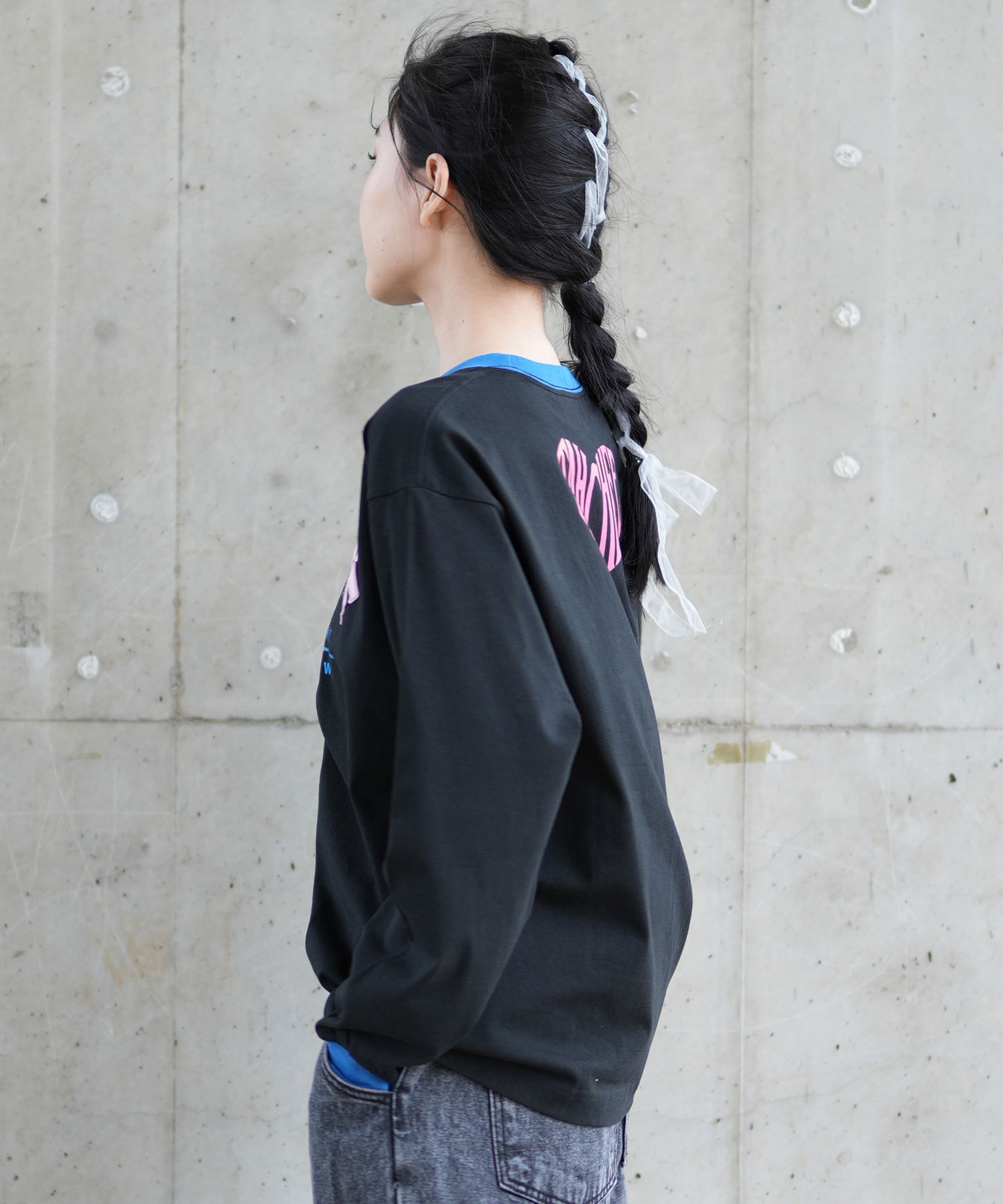 TAHCHEE ターチー 長袖 Tシャツ レディース ロンT リンガー