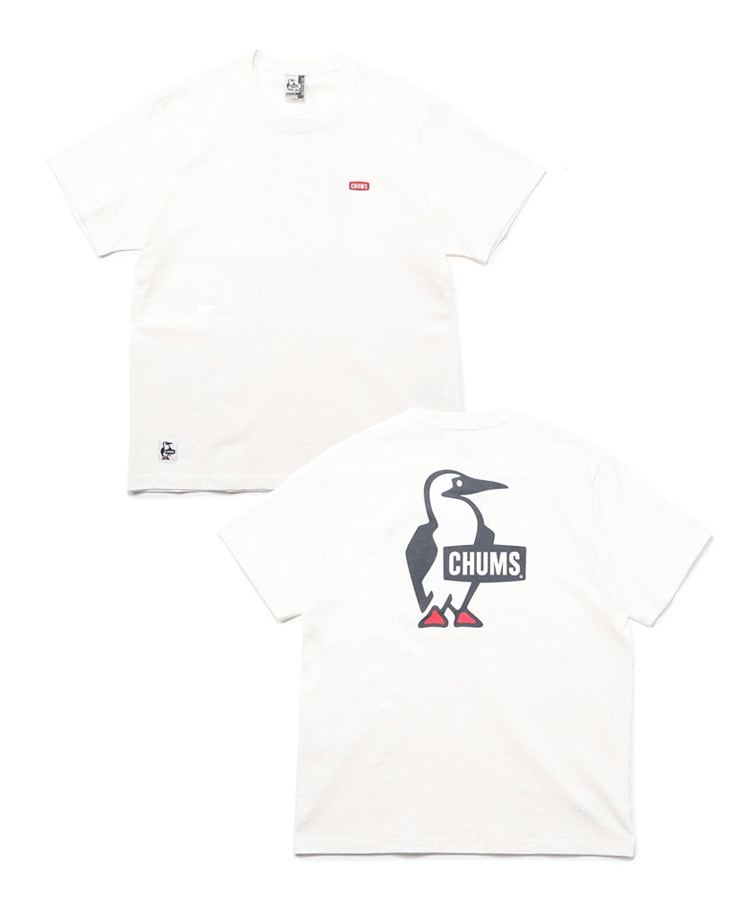 CHUMS チャムス 半袖 Tシャツ メンズ ブービーバード バックプリント 定番 ブービー ロゴ Tシャツ CH01-2279(W106-M)