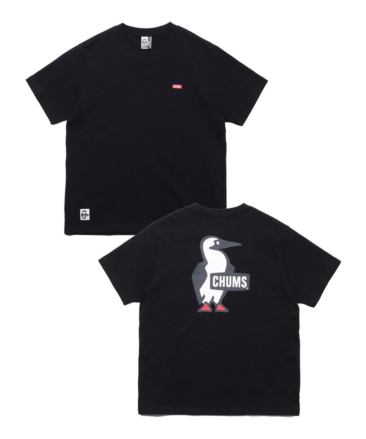CHUMS チャムス 半袖 Tシャツ メンズ ブービーバード バックプリント 定番 ブービー ロゴ Tシャツ CH01-2279(W106-M)