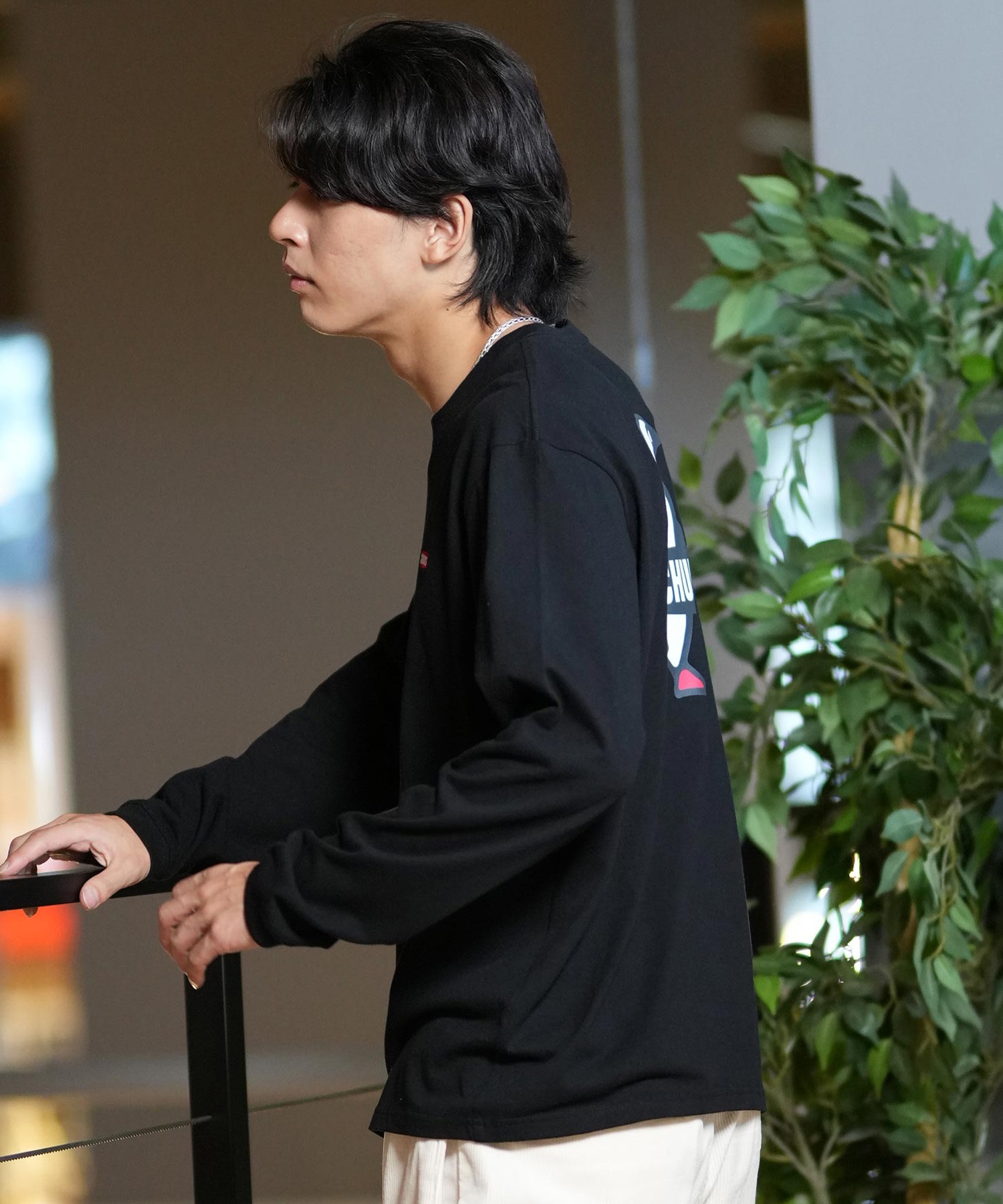 CHUMS チャムス 長袖 Tシャツ メンズ ロンT ブービーバード バックプリント ボックスシルエット CH01-2304 5