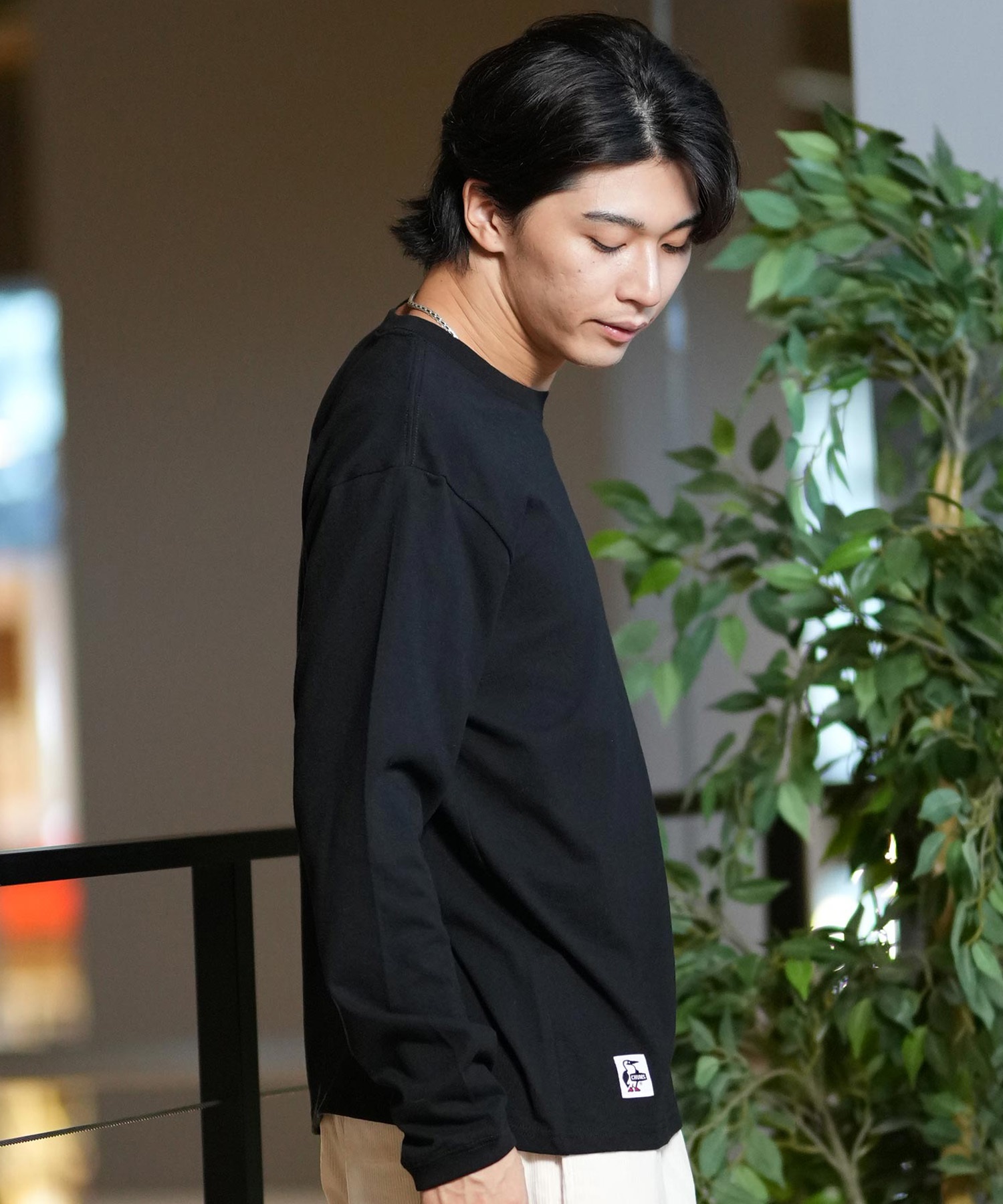 CHUMS チャムス 長袖 Tシャツ メンズ ロンT ブービーバード バックプリント ボックスシルエット CH01-2304 6