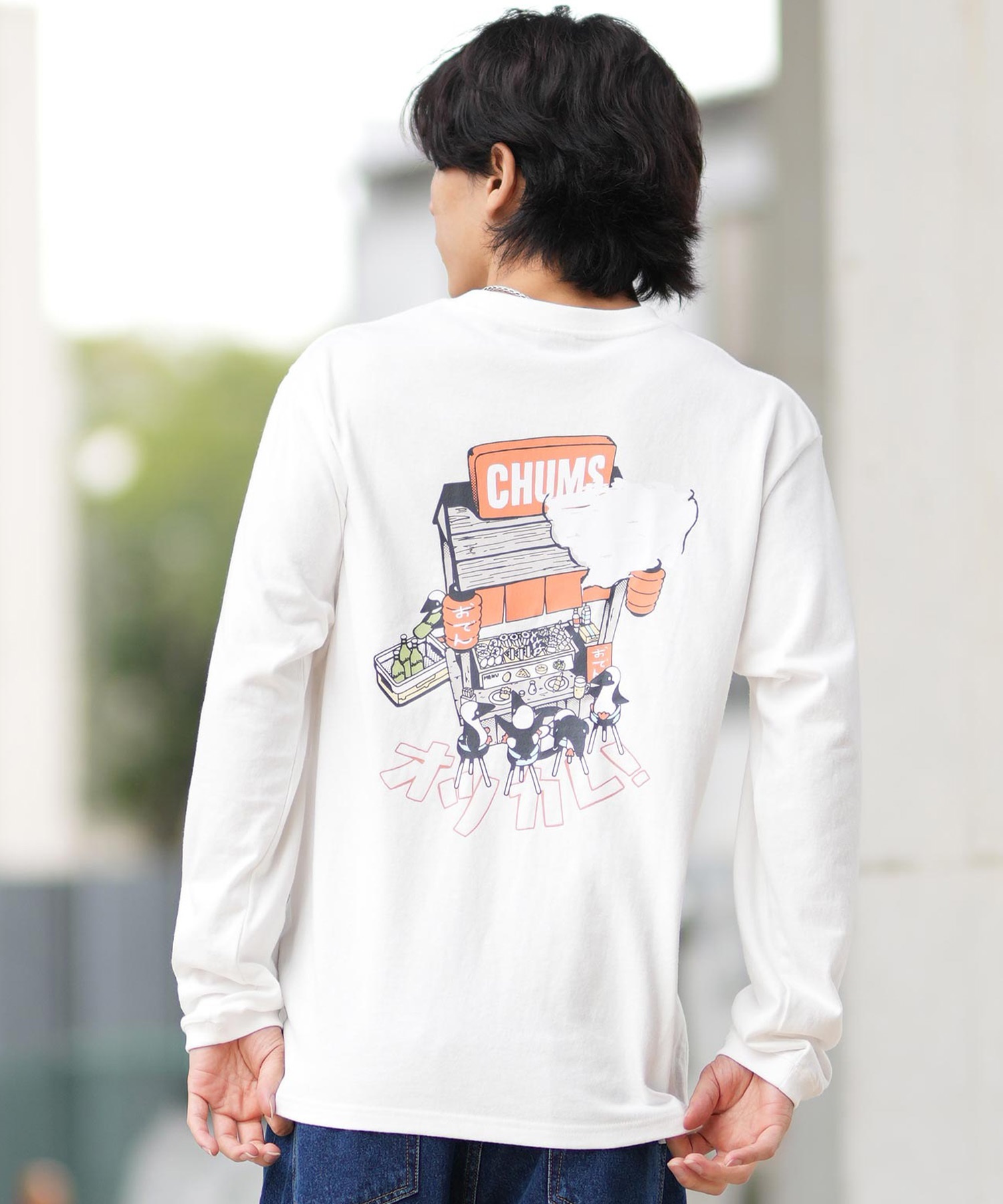 Lサイズ！CHUMS バンドカラースリーピングシャツ 【公式通販】