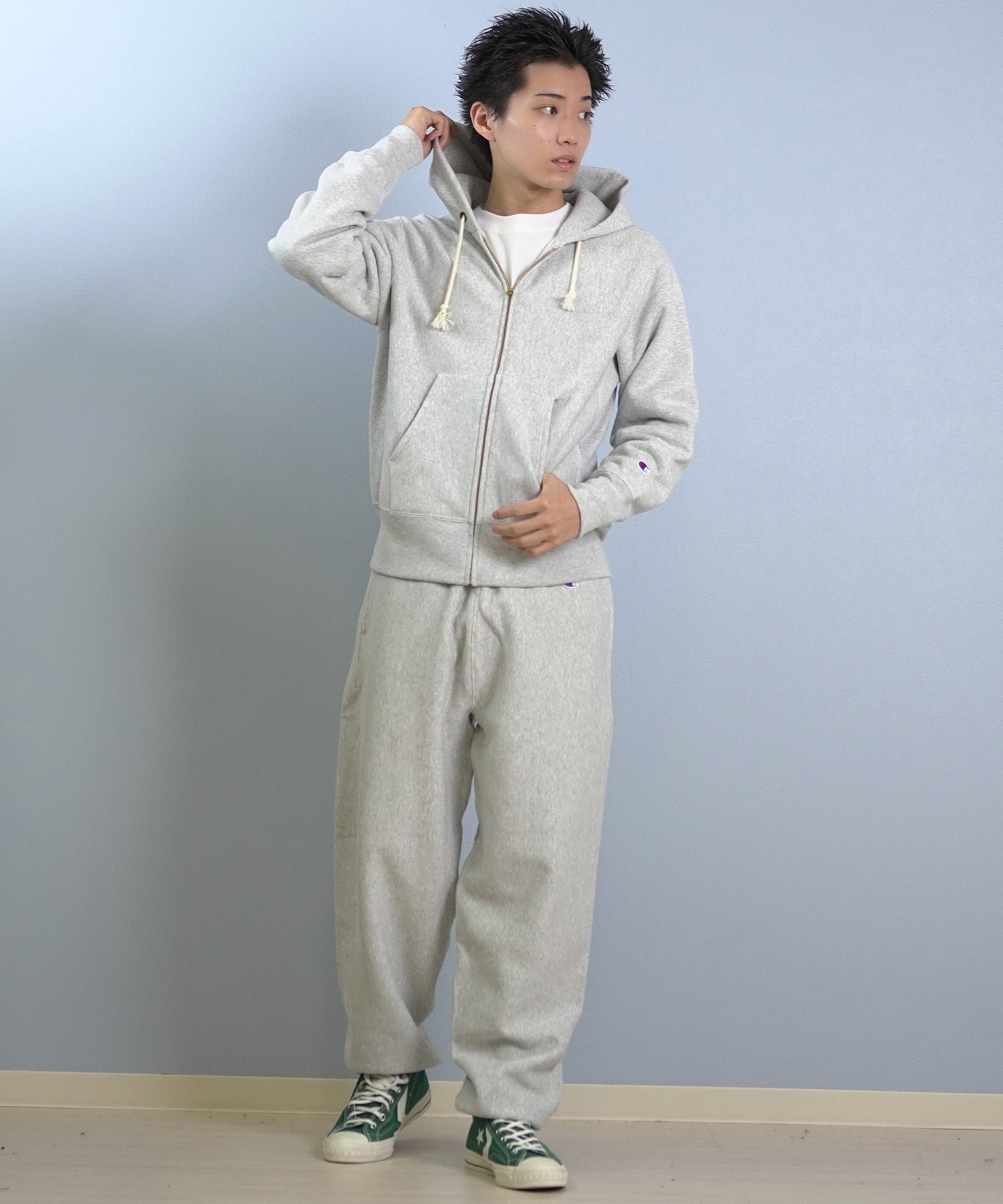 CHAMPION チャンピオン ジップアップ パーカー メンズ スウェット