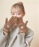 GLAMLIN グラムリン × NICI ニキ コラボレーション 手袋 ふわふわ 防寒 5本指 MGNNF(THEOD-FREE)