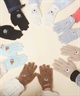 GLAMLIN グラムリン × NICI ニキ コラボレーション 手袋 ふわふわ 防寒 5本指 MGNNF(THEOD-FREE)