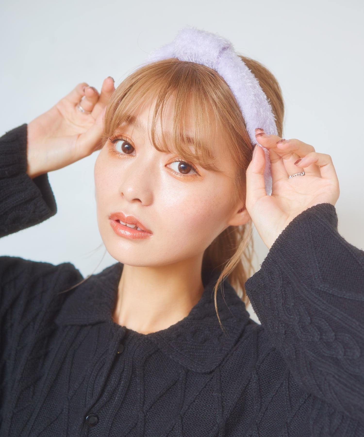 GLAMLIN グラムリン ヘアバンド MR HAIR BAND MGHB ムラサキ