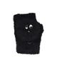 GLAMLIN グラムリン キッズ 防寒 手袋 ミトン グローブ 5本指 HAND WARMER(BLACK-FREE)