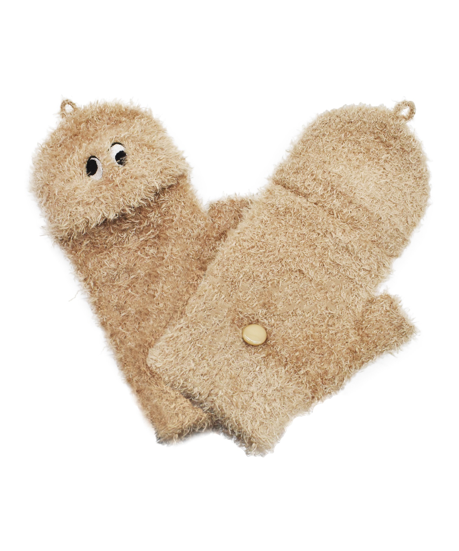 GLAMLIN グラムリン キッズ 防寒 手袋 ミトン グローブ 5本指 HAND WARMER(BLACK-FREE)