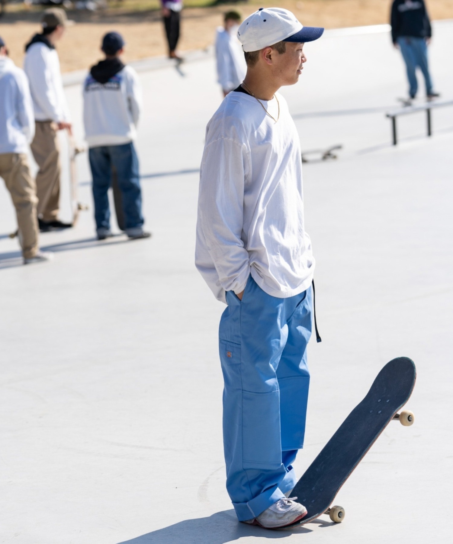 Dickies ディッキーズ ロングパンツ メンズ スケーターパンツ ダブルニーワークパンツ Double Knee Work Pant 14788800(48BLU-30inch)
