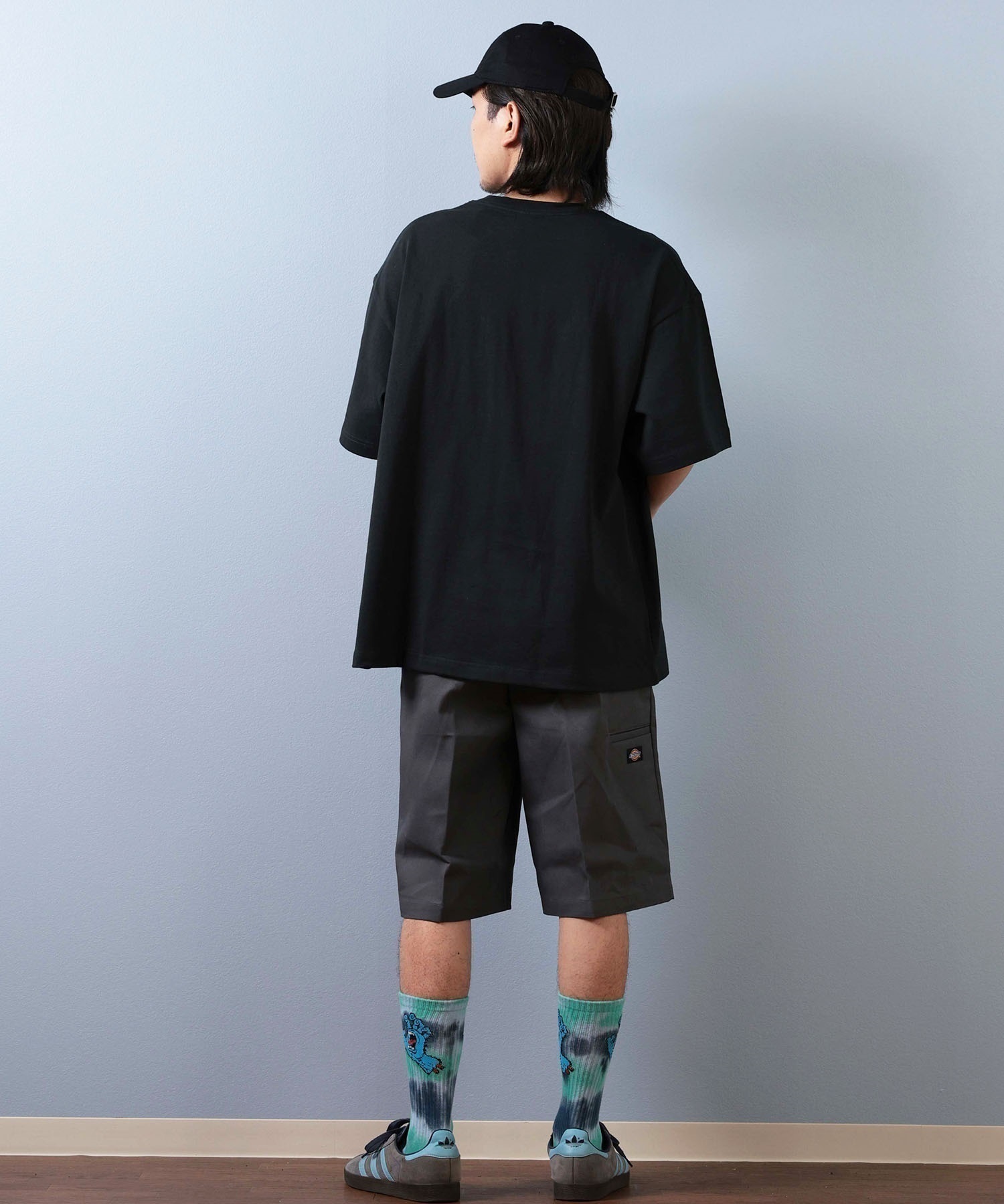 Dickies ディッキーズ ショートパンツ ハーフパンツ ショーツ オーバーサイズ 13" ワークショーツ ルーズフィット 42283 14562900(80BLK-28inch)