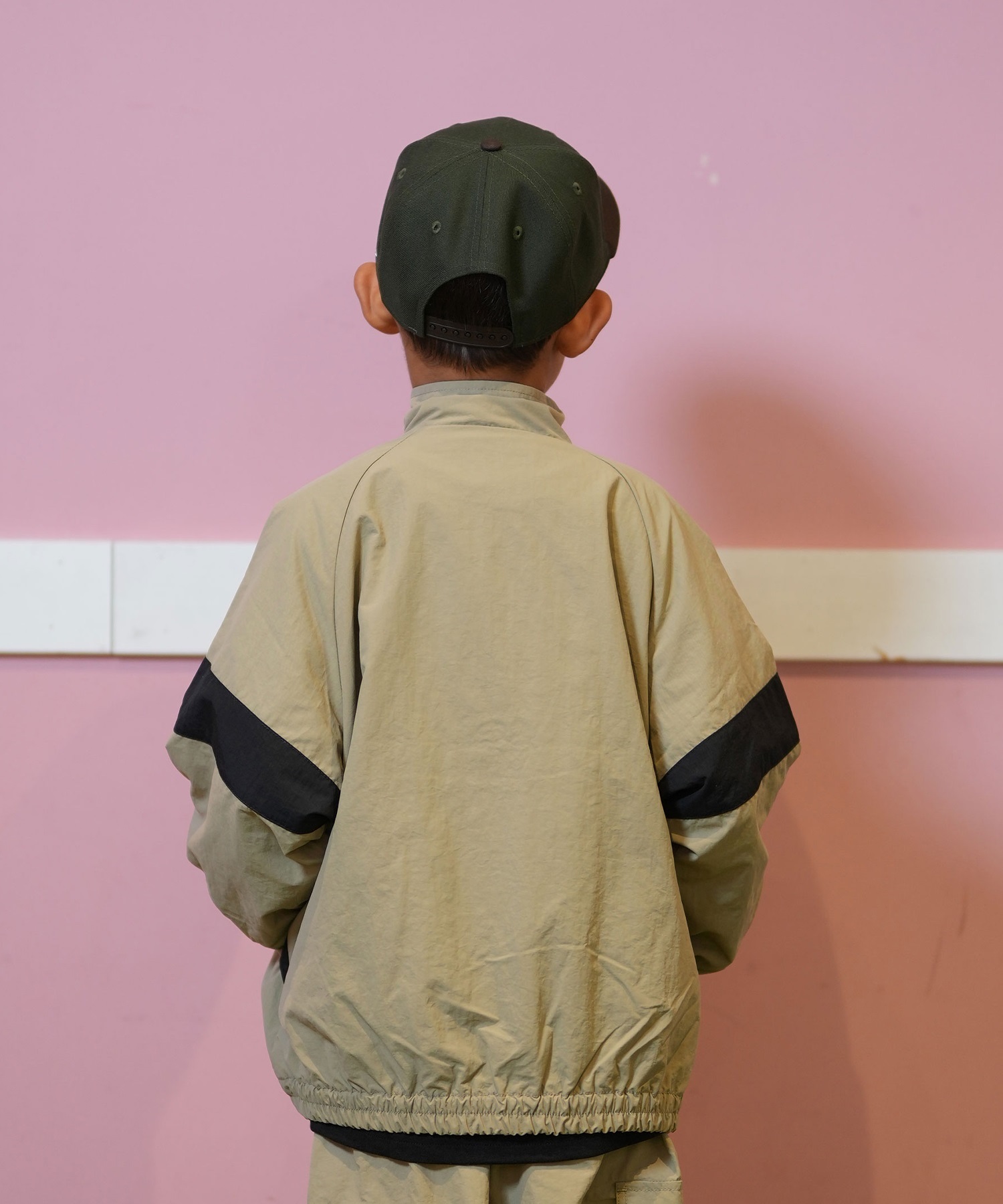 Dickies ディッキーズ アウター キッズ ジャンパー ブルゾン 配色切り替え 80753200 ムラサキスポーツ限定(80BK-130cm)