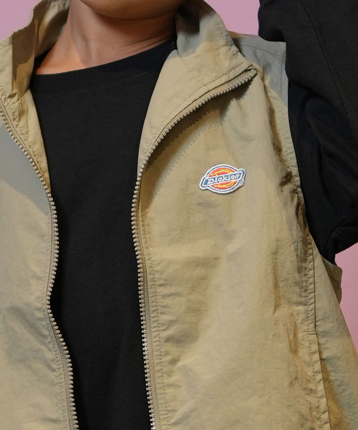 Dickies ディッキーズ アウター キッズ ナイロンベスト 裏地メッシュ 80753300 ムラサキスポーツ限定(80BK-130cm)