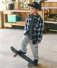 Dickies ディッキーズ ロングパンツ キッズ DK OEM ダブルニーワイドスウェットパンツ ムラサキスポーツ別注 80257200(85GY-130cm)