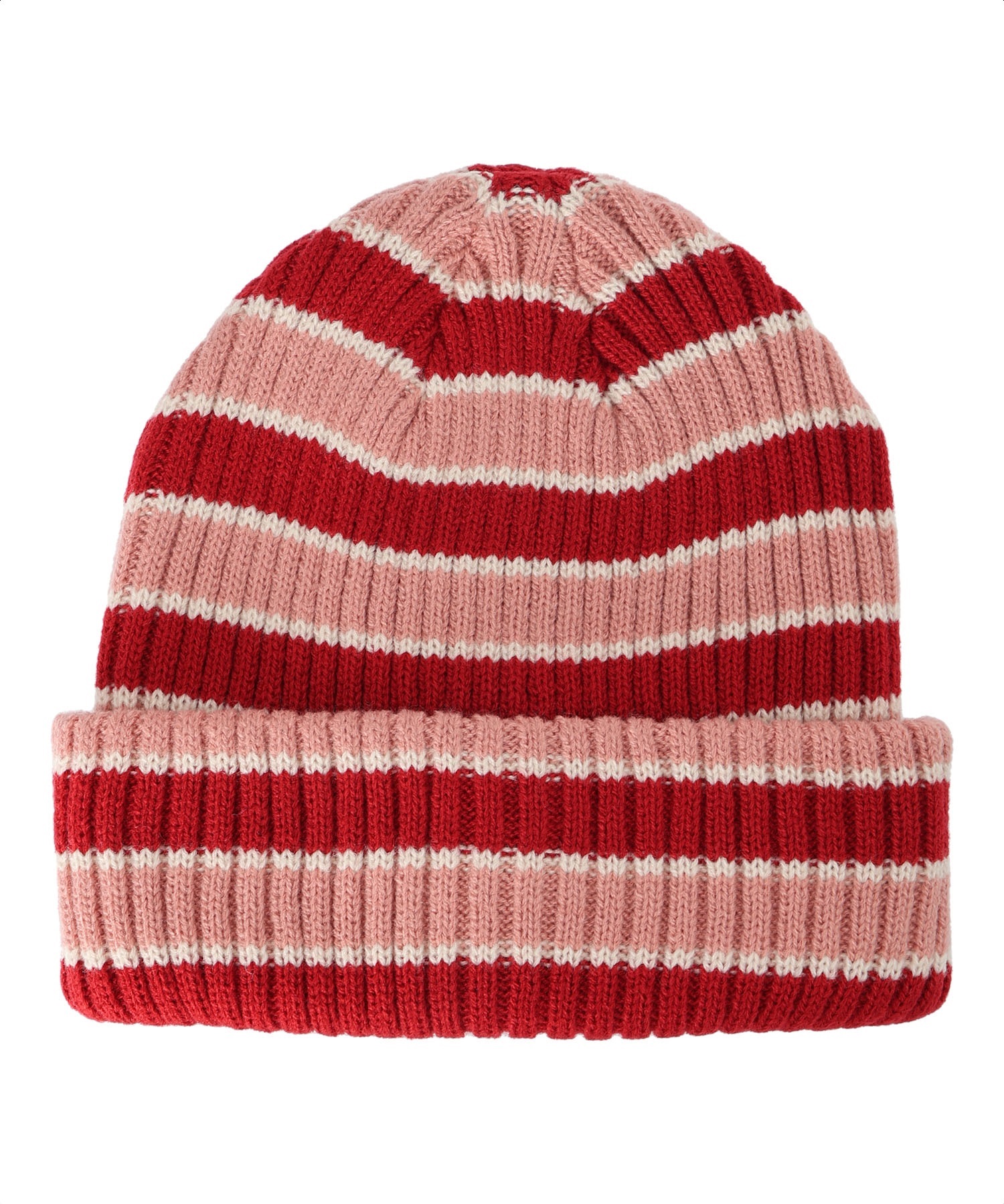 PERVERZE パーバーズ ニット帽 Blend Border Knit 赤PERVERZE