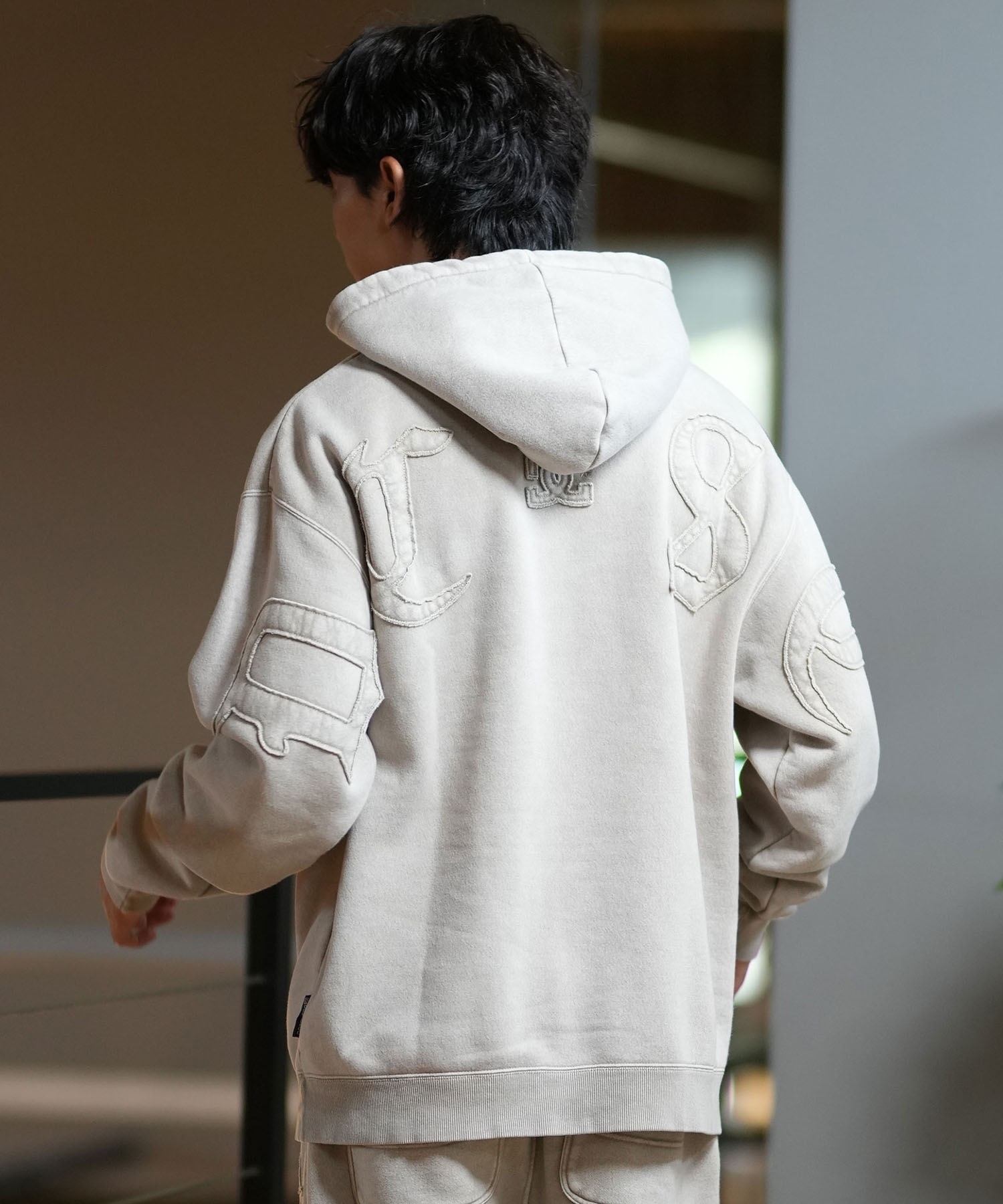 DC ディーシー パーカー メンズ プルオーバー ロゴ ルーズ