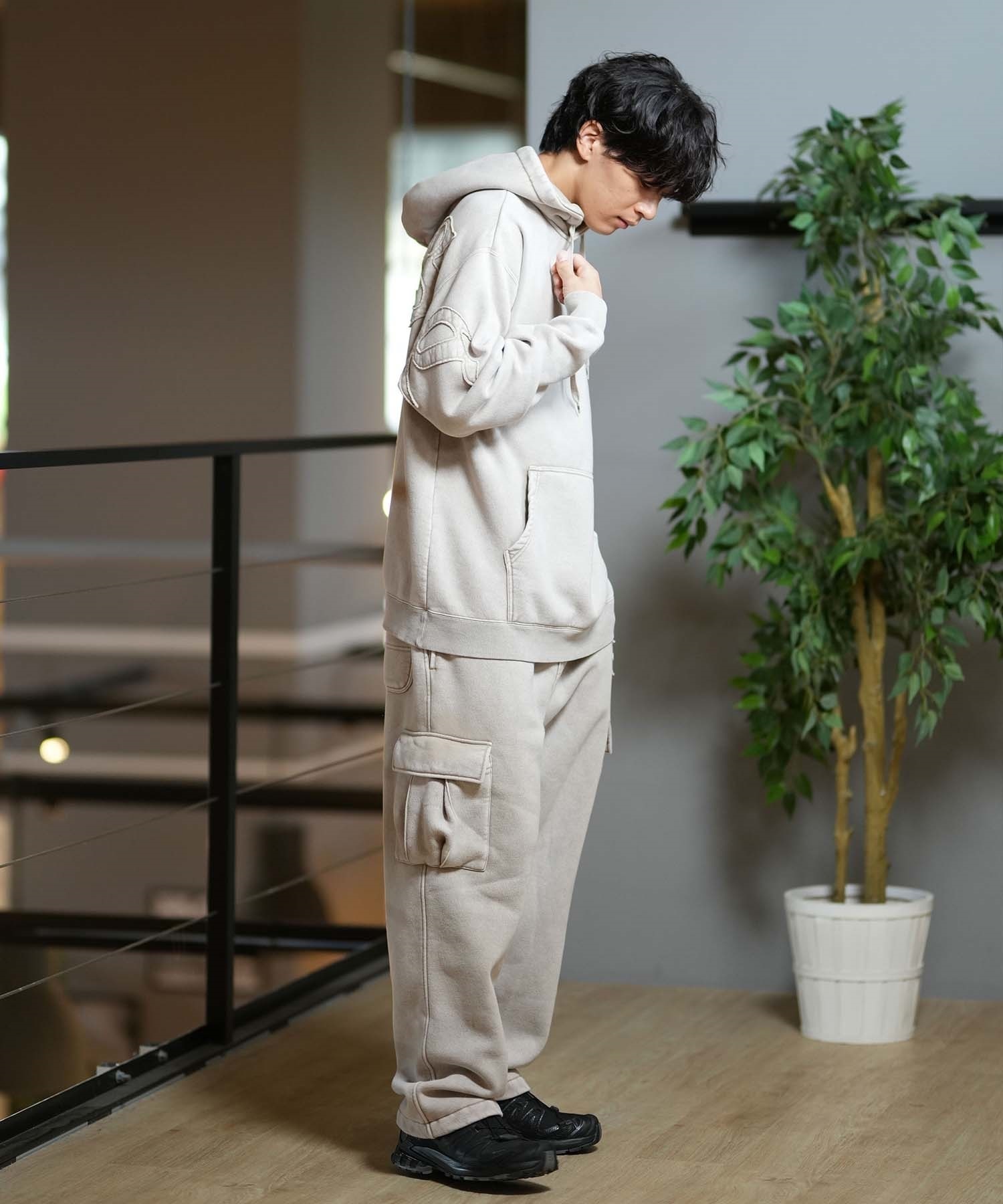 DC ディーシー パーカー メンズ プルオーバー ロゴ ルーズシルエット