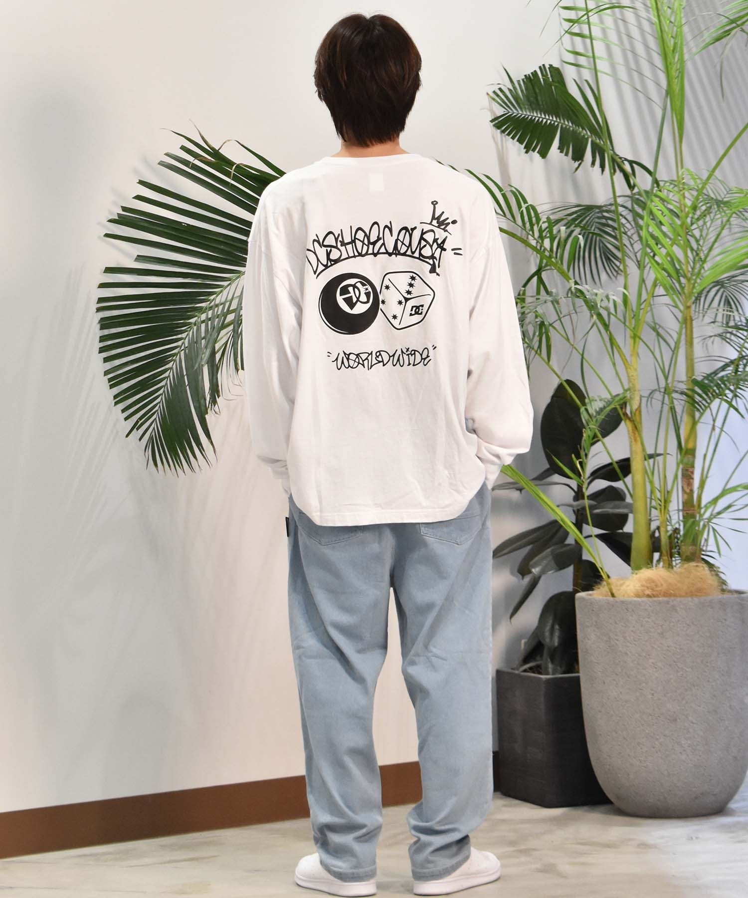DC ディーシー 長袖 Tシャツ メンズ ロンT ロングスリーブ ルーズ 
