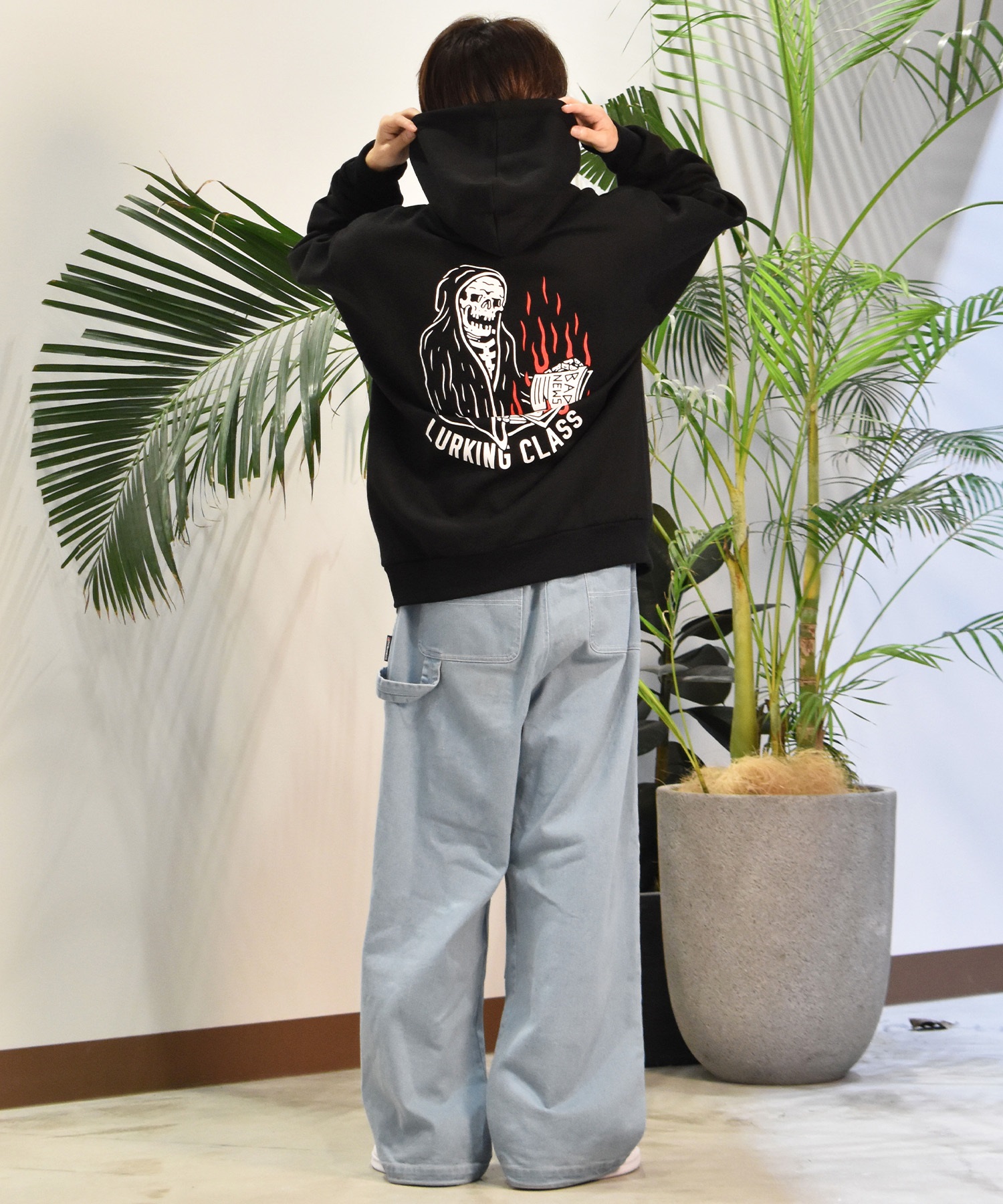 DC ディーシー ロングパンツ メンズ ダブルニー スーパーワイド