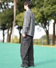 DC ディーシー ロングパンツ メンズ ダブルニー スーパーワイド バギーパンツ セットアップ対応 DPT244087M ムラサキスポーツ限定(BLK-M)