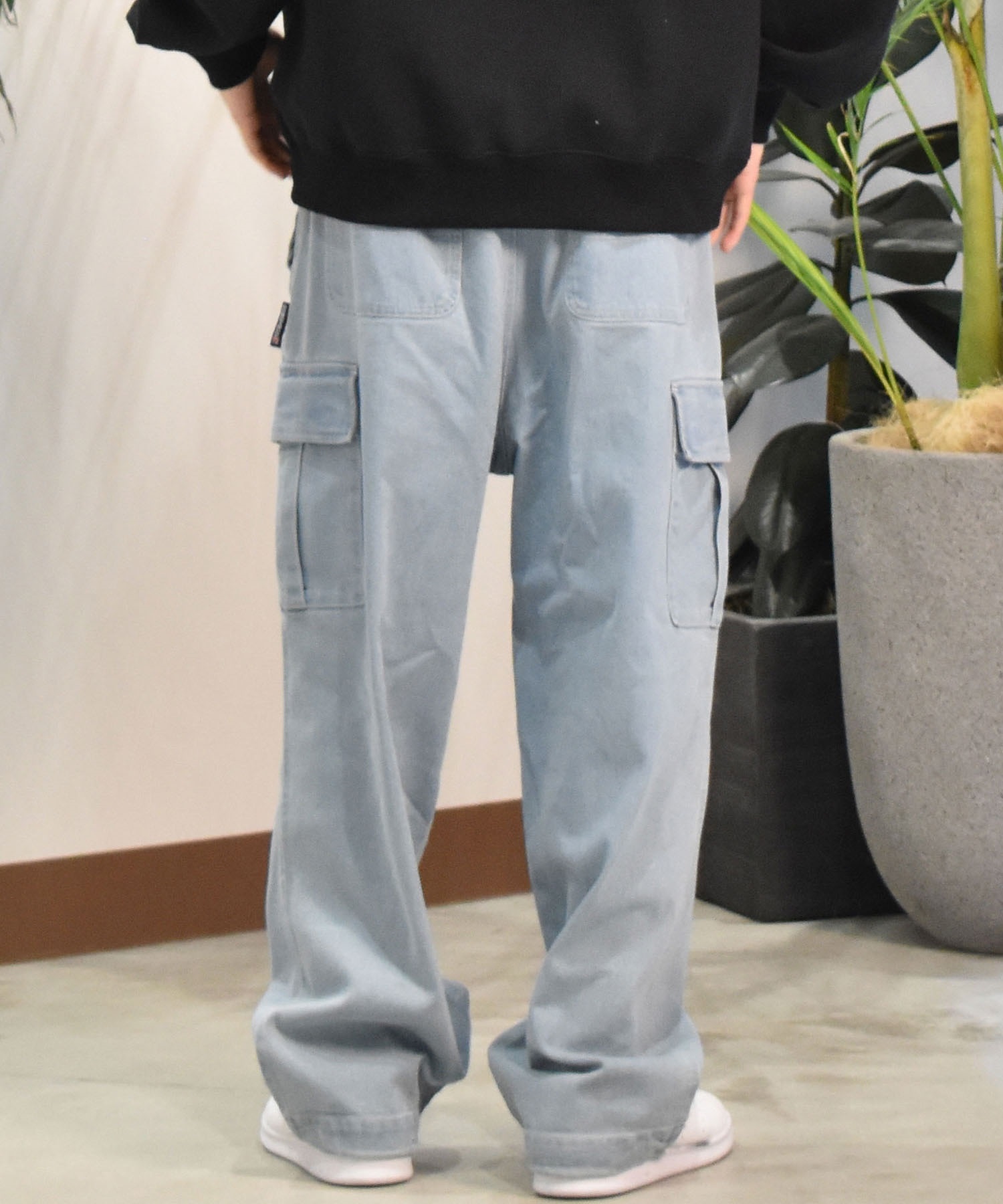 DC ディーシー ロングパンツ メンズ デニム カーゴパンツ ルーズ