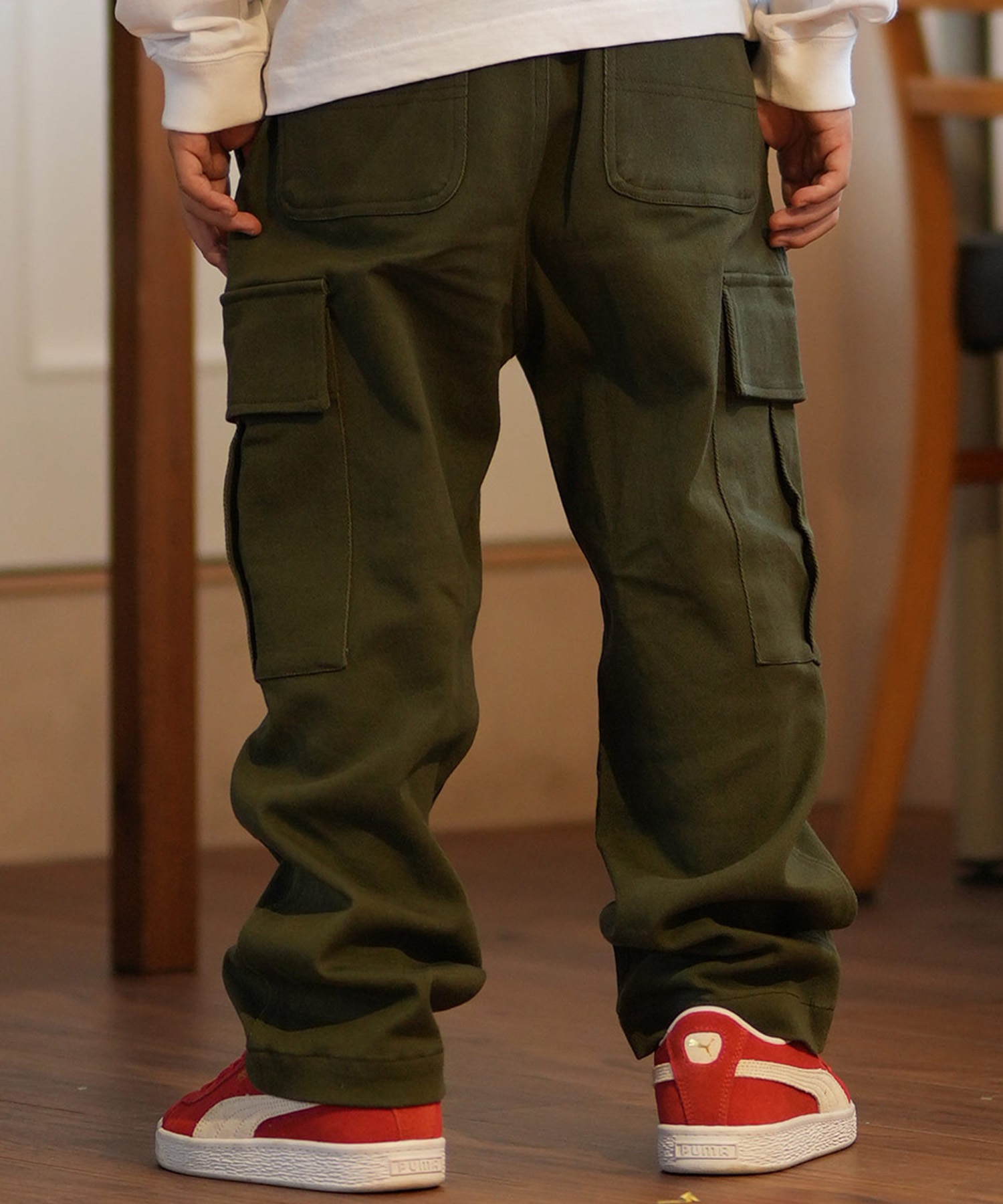 DC ディーシー ボトムス キッズ ロングパンツ ワイドカーゴパンツ