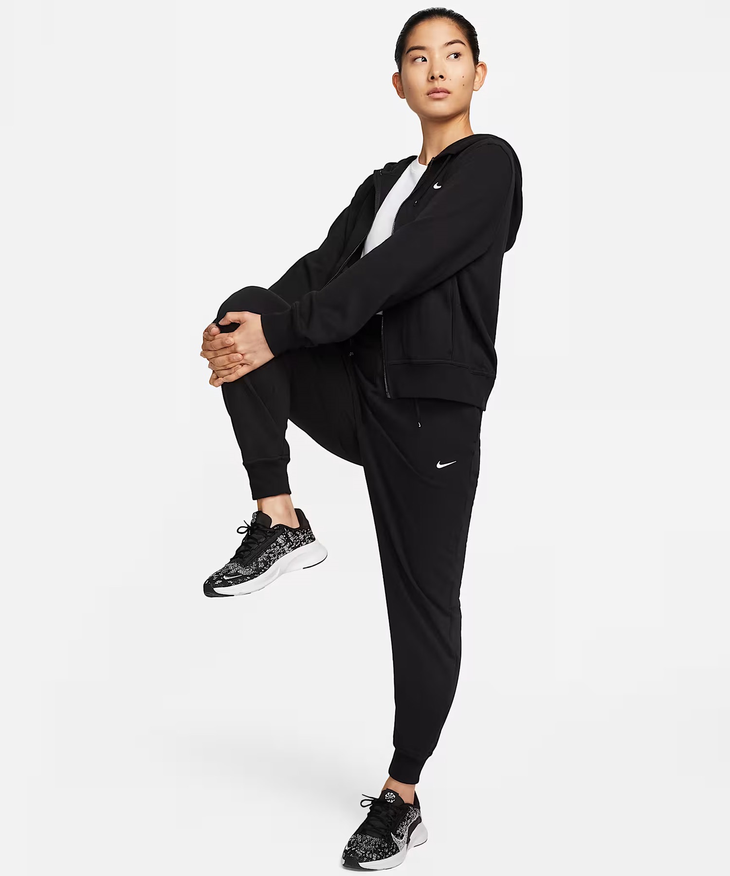 NIKE ナイキ パーカー ジップアップ レディース Dri-FIT ワン ウィメンズ フルジップ フレンチテリー パーカー FB5199-010 NIKE ナイキ パーカー ジップアップ レディース Dri-FIT ワン