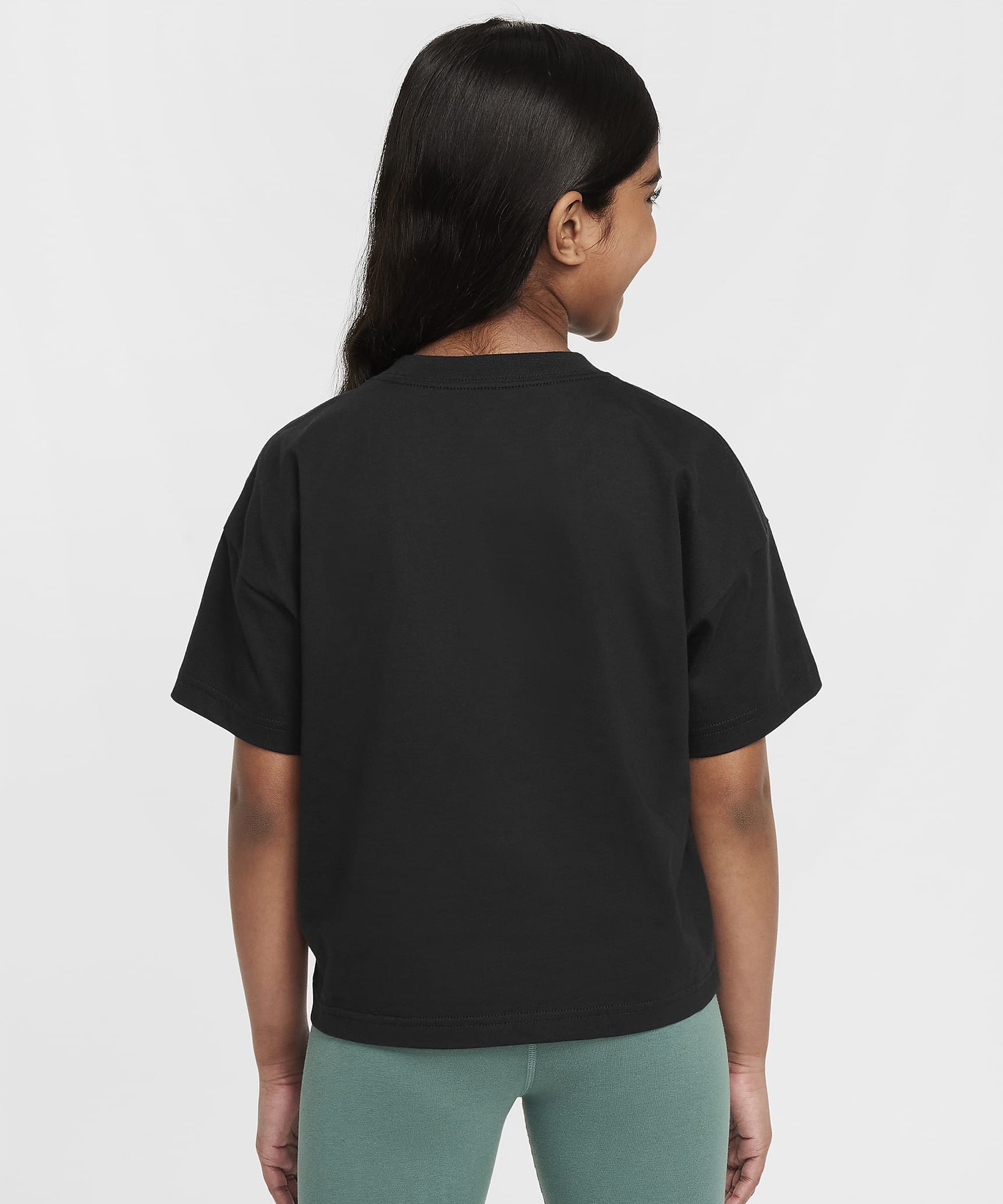 NIKE ナイキ Tシャツ キッズ 半袖 フロントロゴ FZ5561-010 ショート 