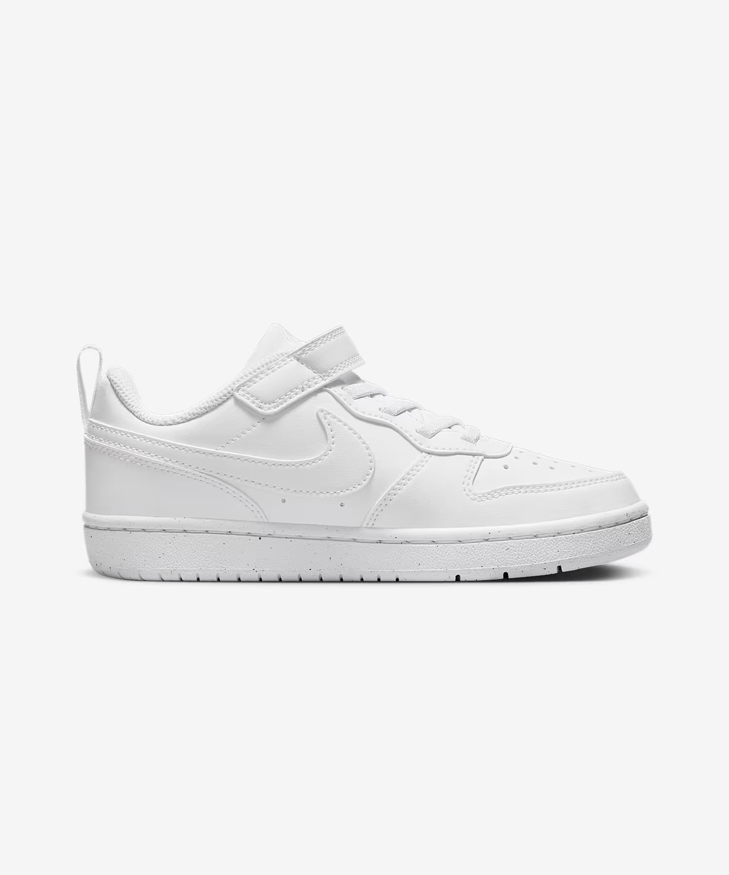 NIKE ナイキ スニーカー キッズ ジュニア 子供 ローカット ベルクロ コート ボロー LOW リクラフト DV5457-106(106-17.0cm)
