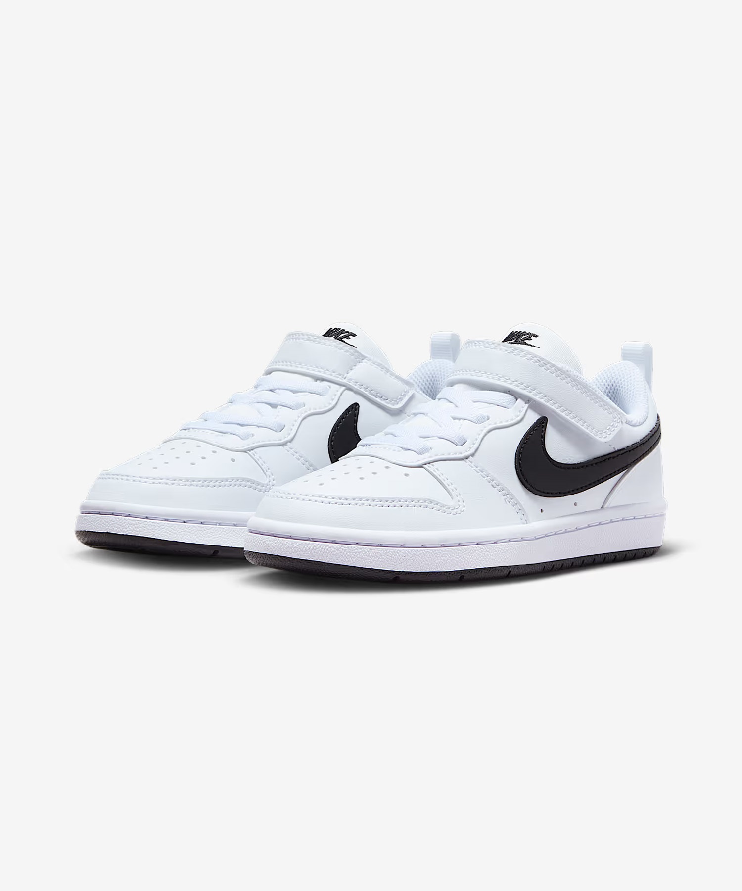 NIKE ナイキ スニーカー キッズ ジュニア 子供 ローカット ベルクロ コート ボロー LOW リクラフト DV5457-104(104-17.0cm)
