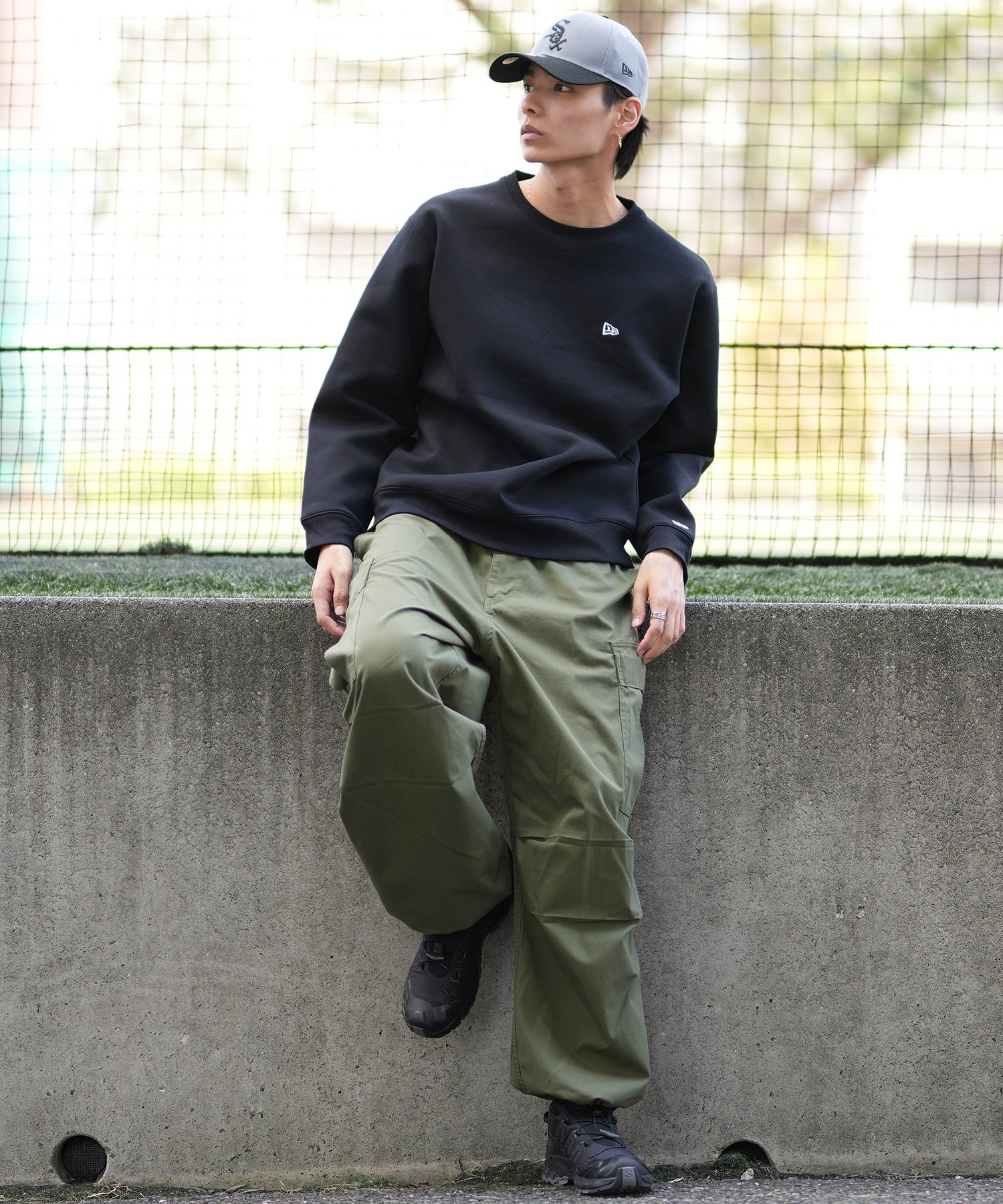 NEW ERA ニューエラ トレーナー クルーネック メンズ テック